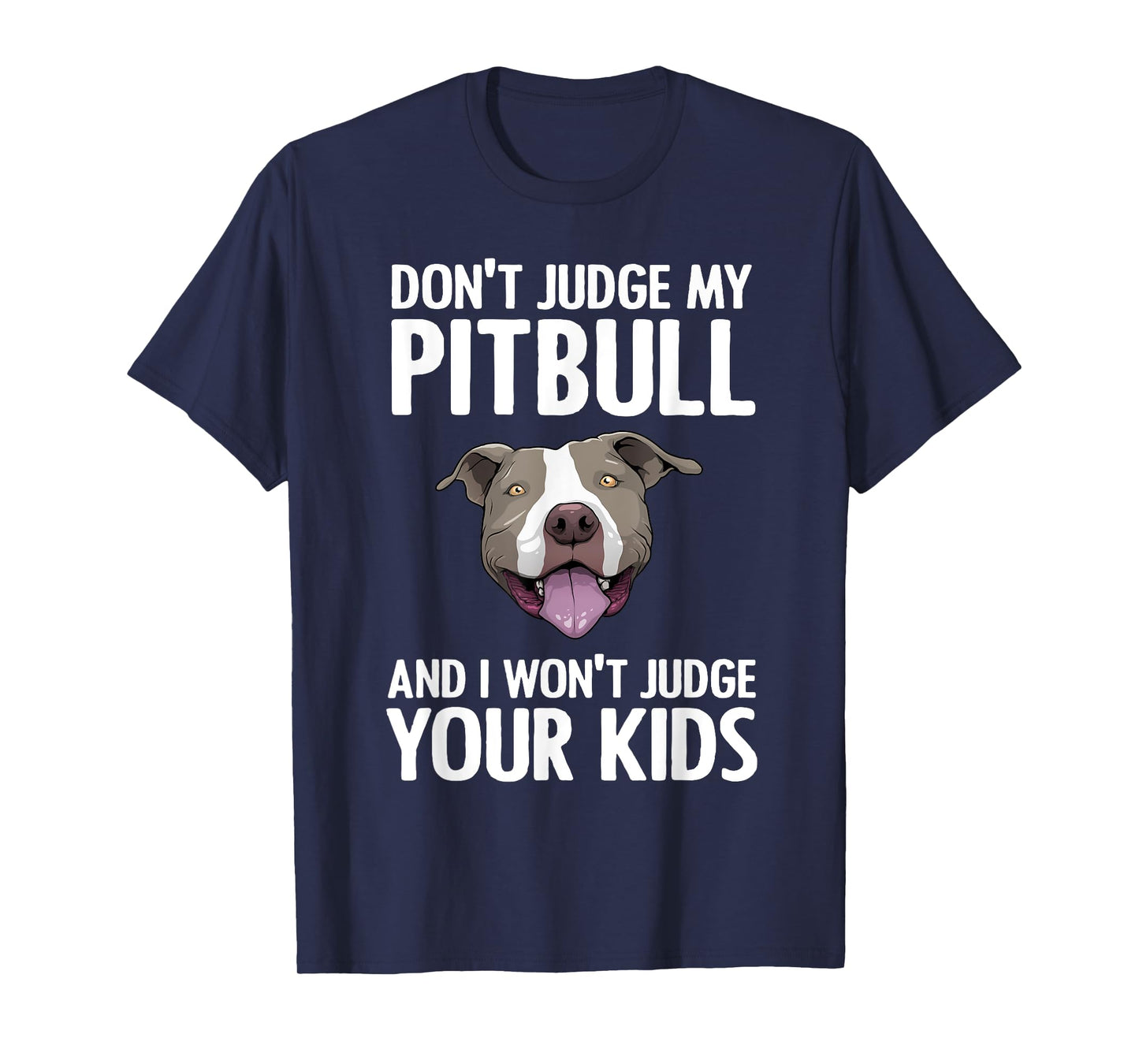 Cute Pitbull For Men Women Kids Pitbull Terrier Dog Lover T-Shirt