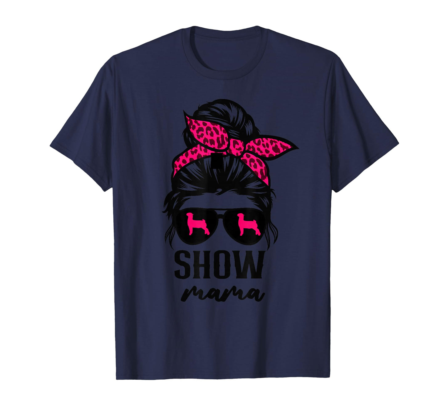 goat show mom goat Boer show mama T-Shirt