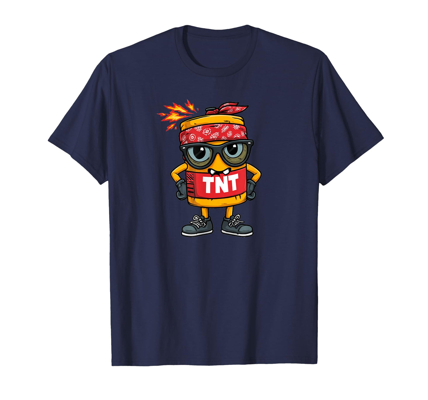 Amazing TNT Look for Fireworks and Explosions Lovers T-Shirt