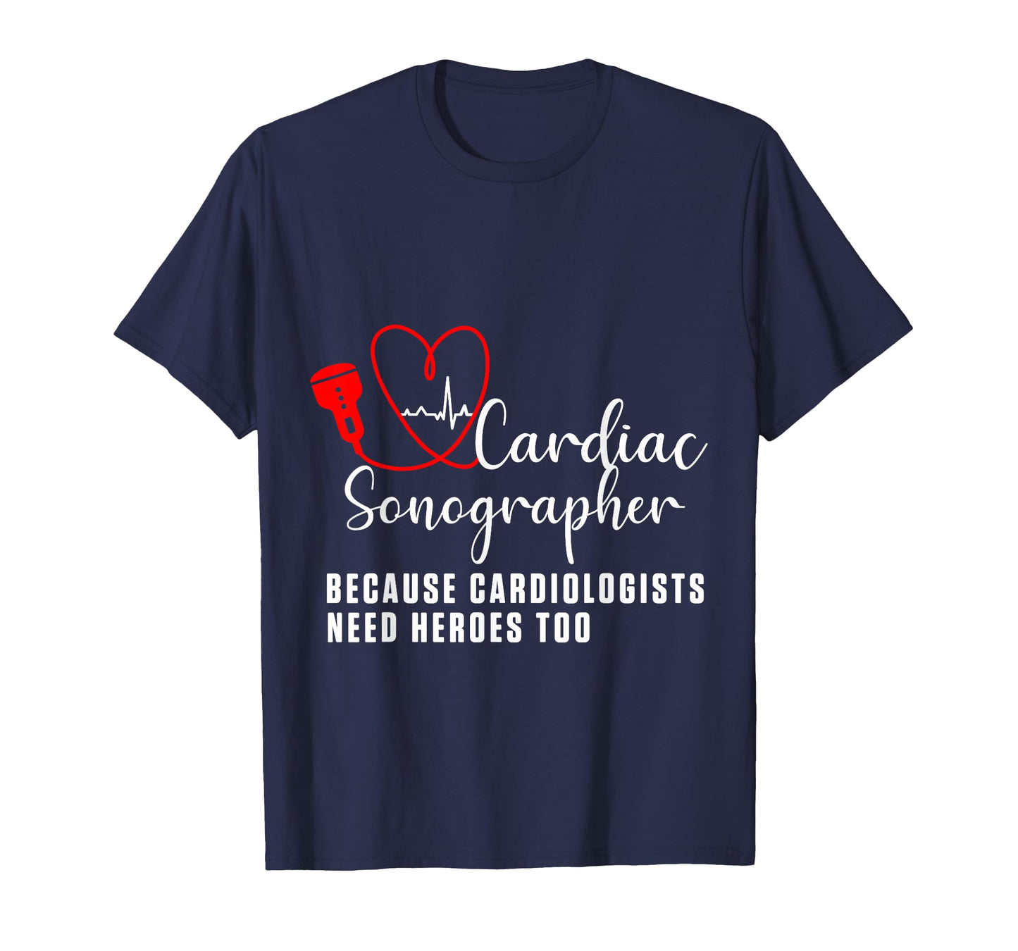 Cardiac Sonographer Echo Tech Learn RDCS T-Shirt