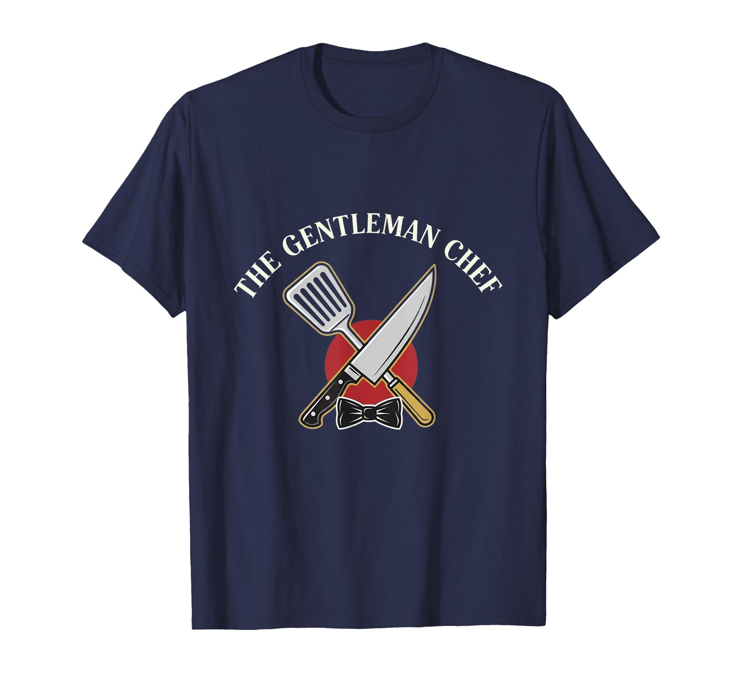 The Gentleman Chef Bowtie Crossed Kitchen Tools Vintage T-Shirt