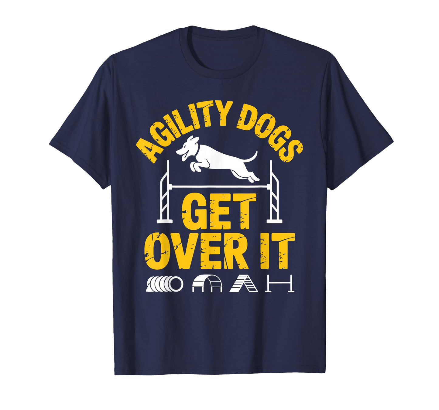 Dog Agility Art for Men Women Agility Training Dog Handler T-Shirt