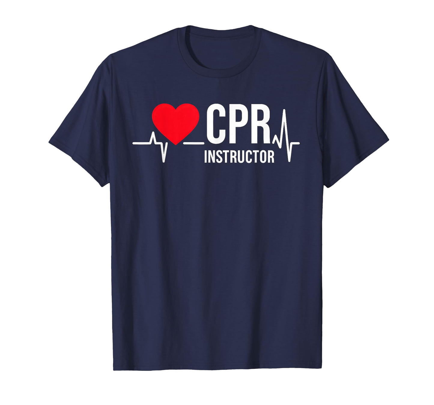 Heartbeat CPR Instructor First Aid Training Men Women T-Shirt