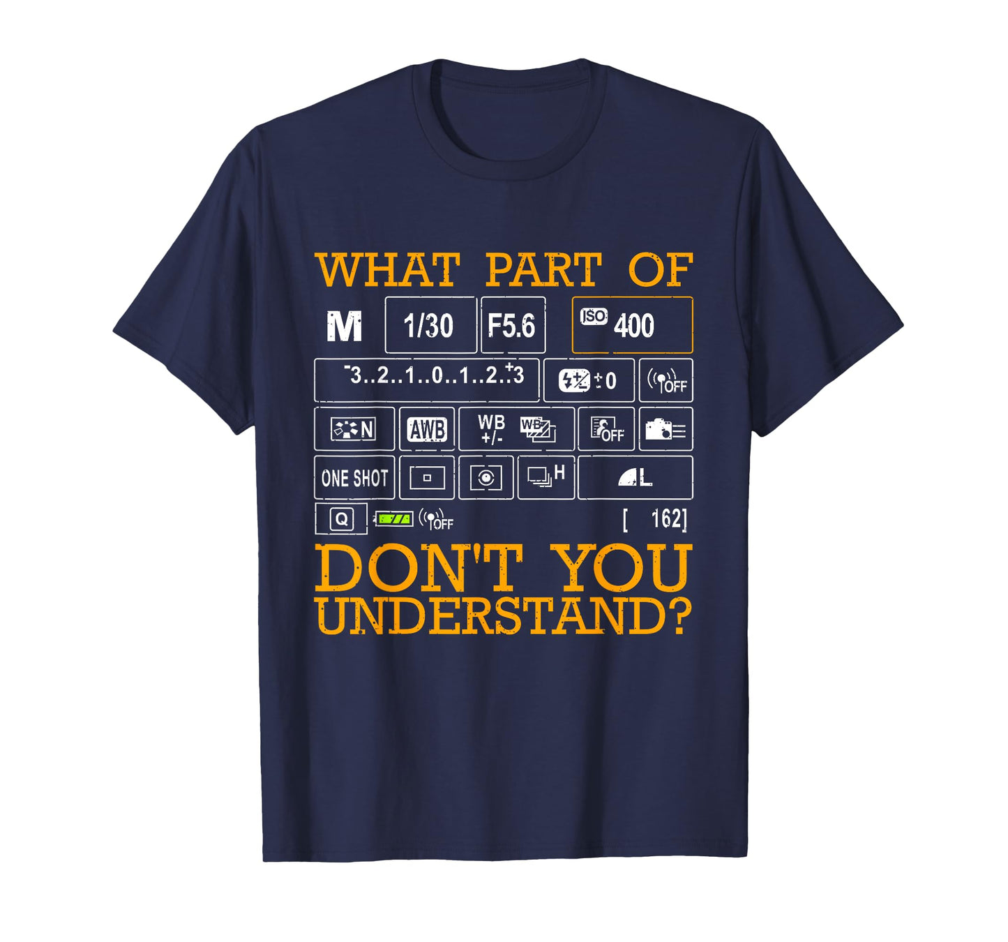Funny Photography Design Men Women Photographer Instructors T-Shirt Small
