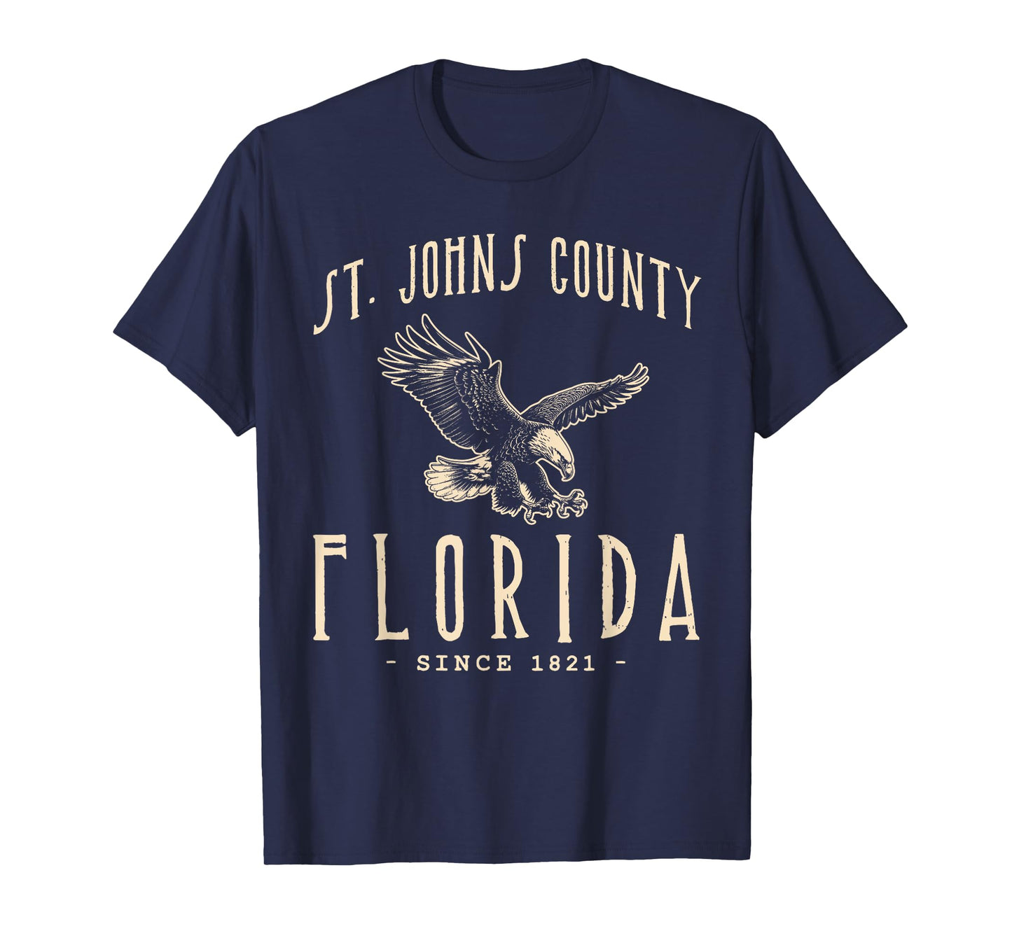 ST JOHNS COUNTY, FLORIDA. EAGLE WILDLIFE BIRD T-Shirt