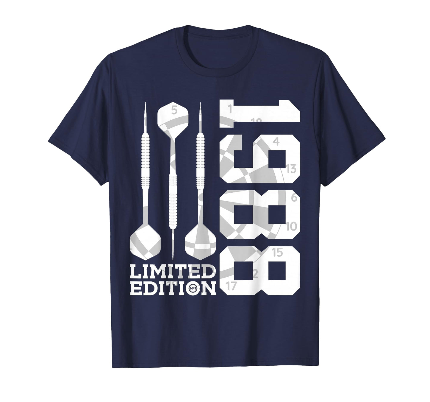 Limited Edition 1988 Darts 37TH Birthday T-Shirt