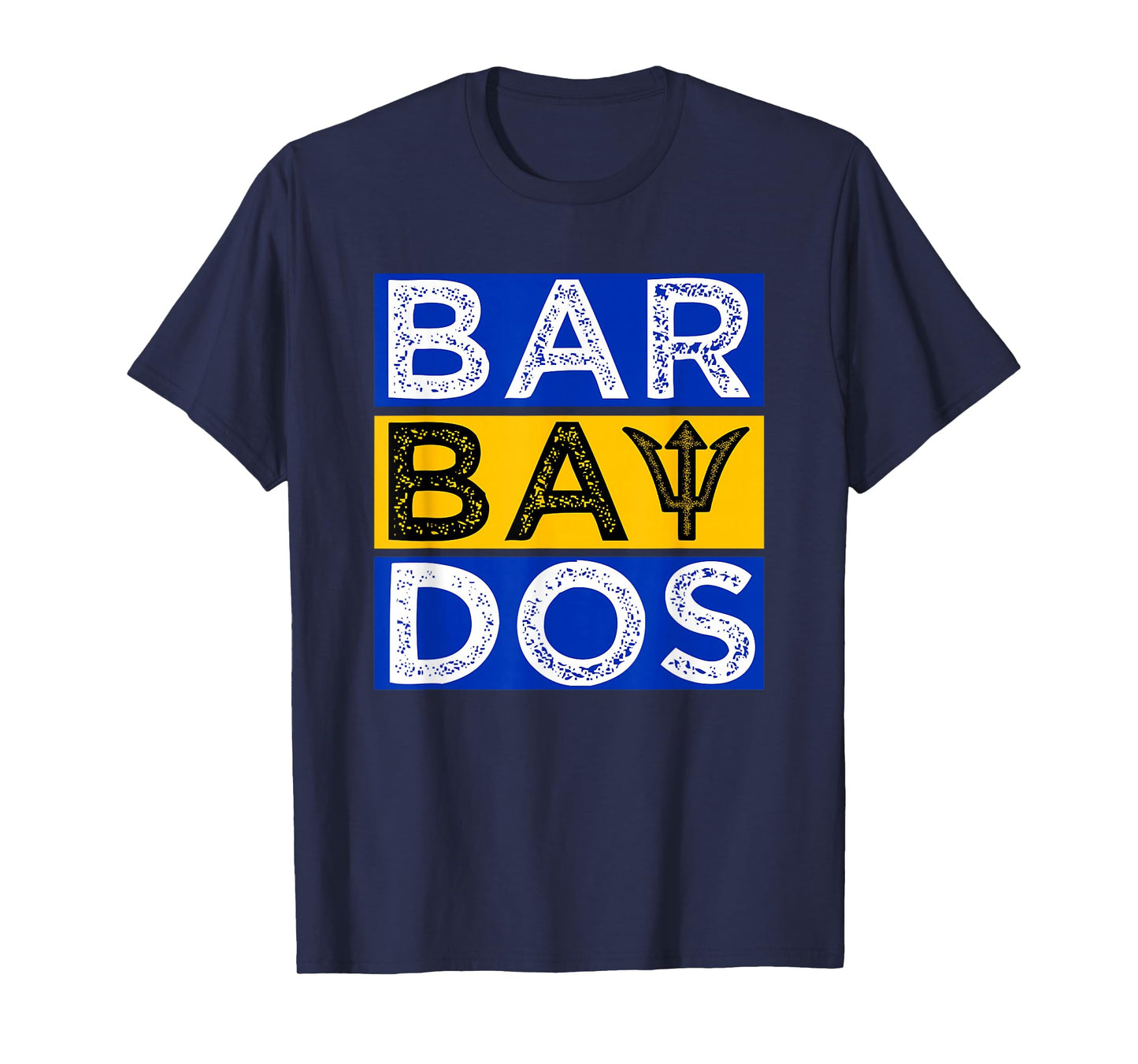 Barbados Flag With Barbados Trident Bajan Soca T-Shirt