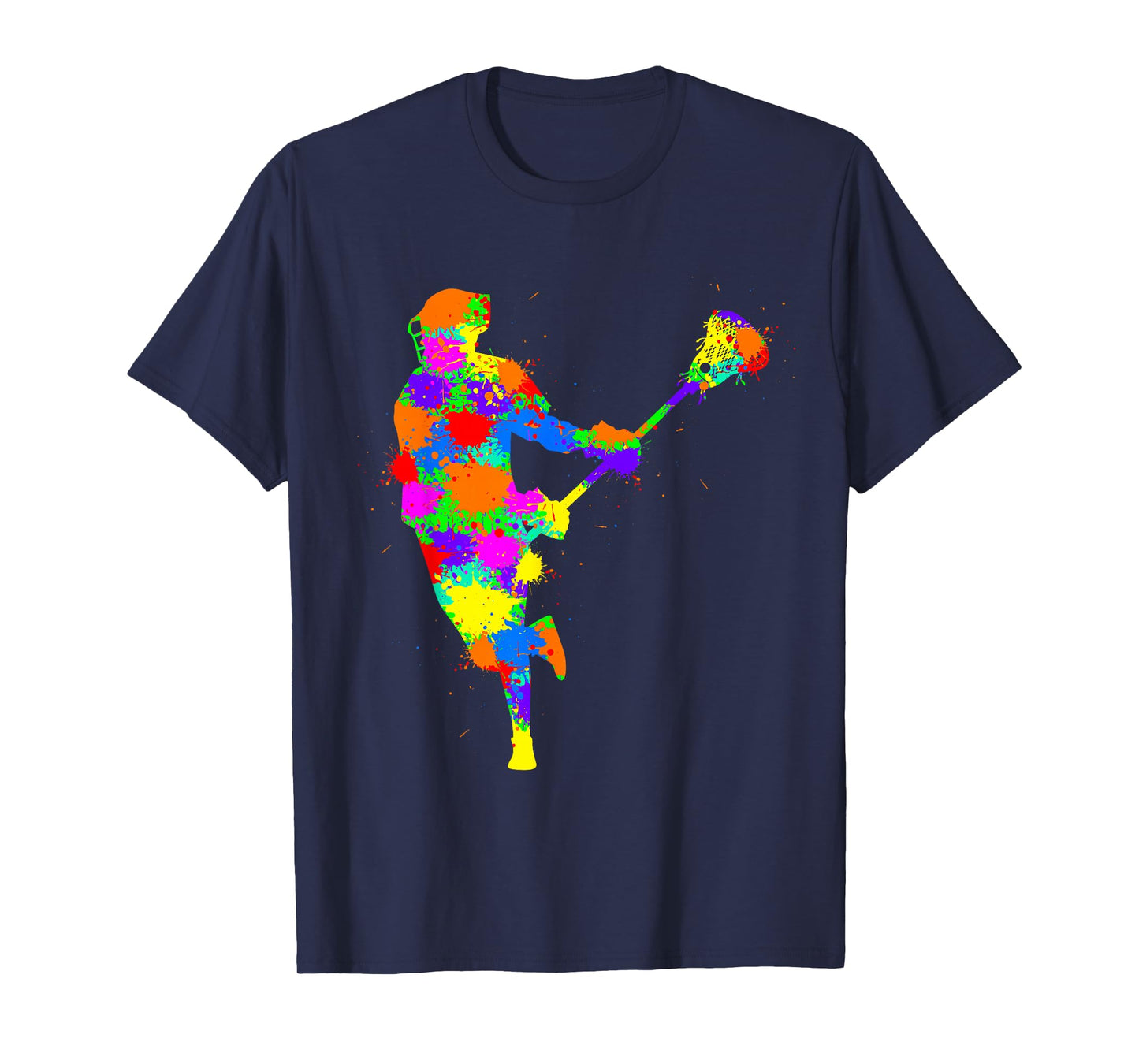 Lacrosse Player Kids Boys Youth T-Shirt