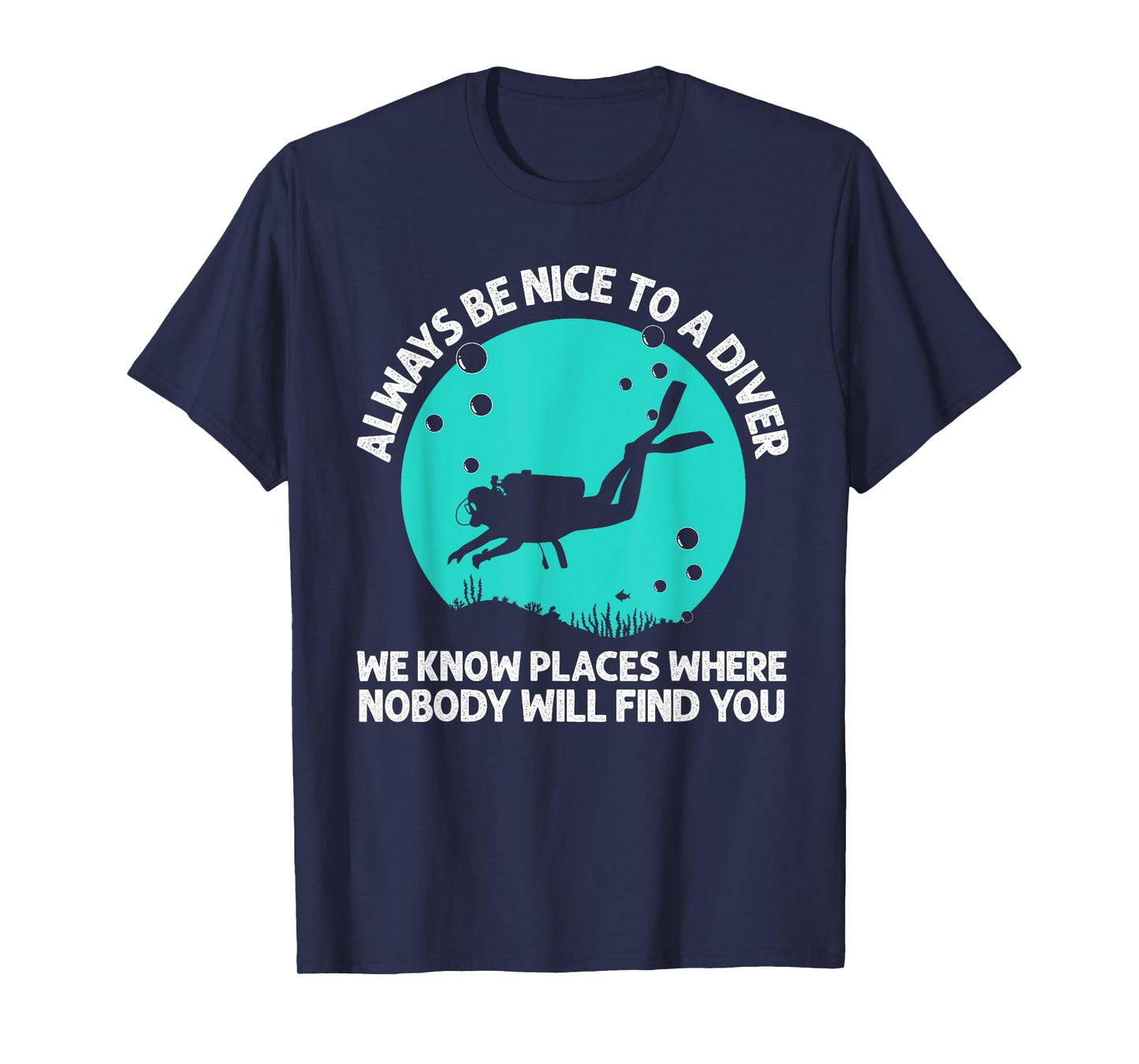 Cool Scuba Diving For Men Women Scuba Diver Underwater Lover T-Shirt