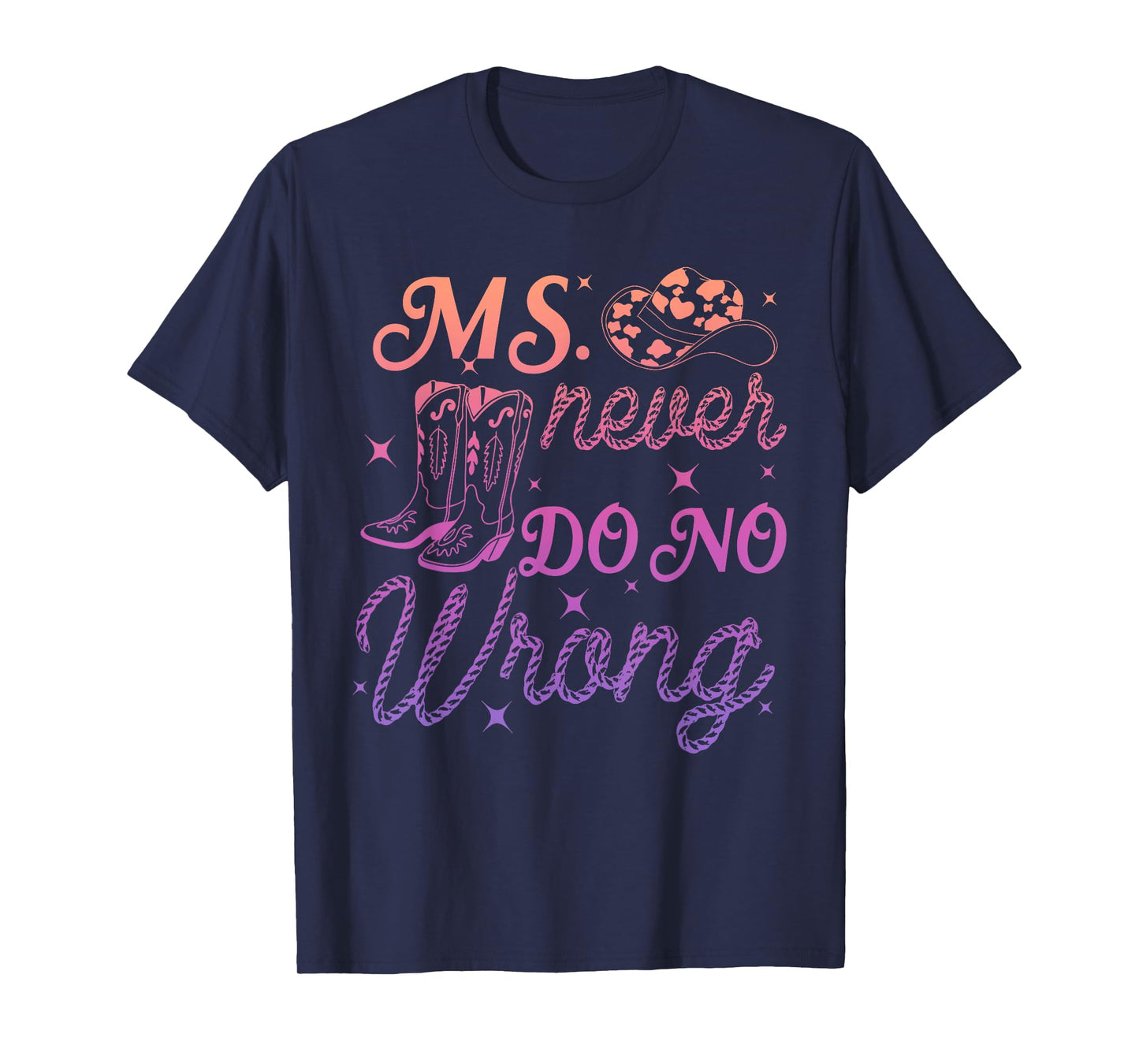 Ms. Never Do No Wrong Design T-Shirt