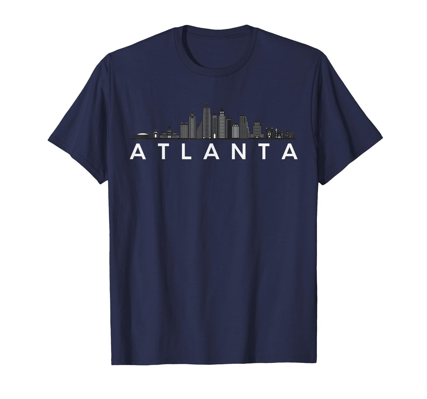Atlanta Skyline Georgia Vintage City Souvenir Retro ATL T-Shirt