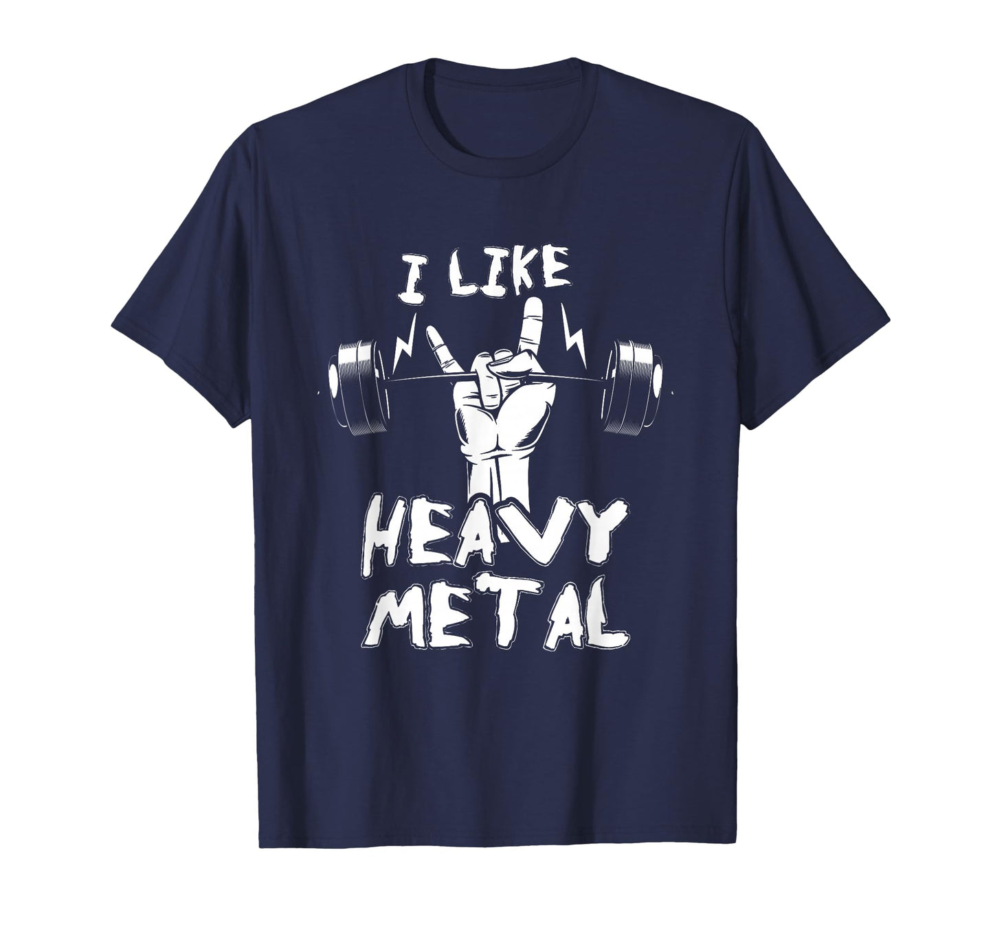 Exercise Fitness Instructor Personal Trainer Gift Heavy Metal Weightlifting Bodybuilding Gym Workout Barbell T-Shirt