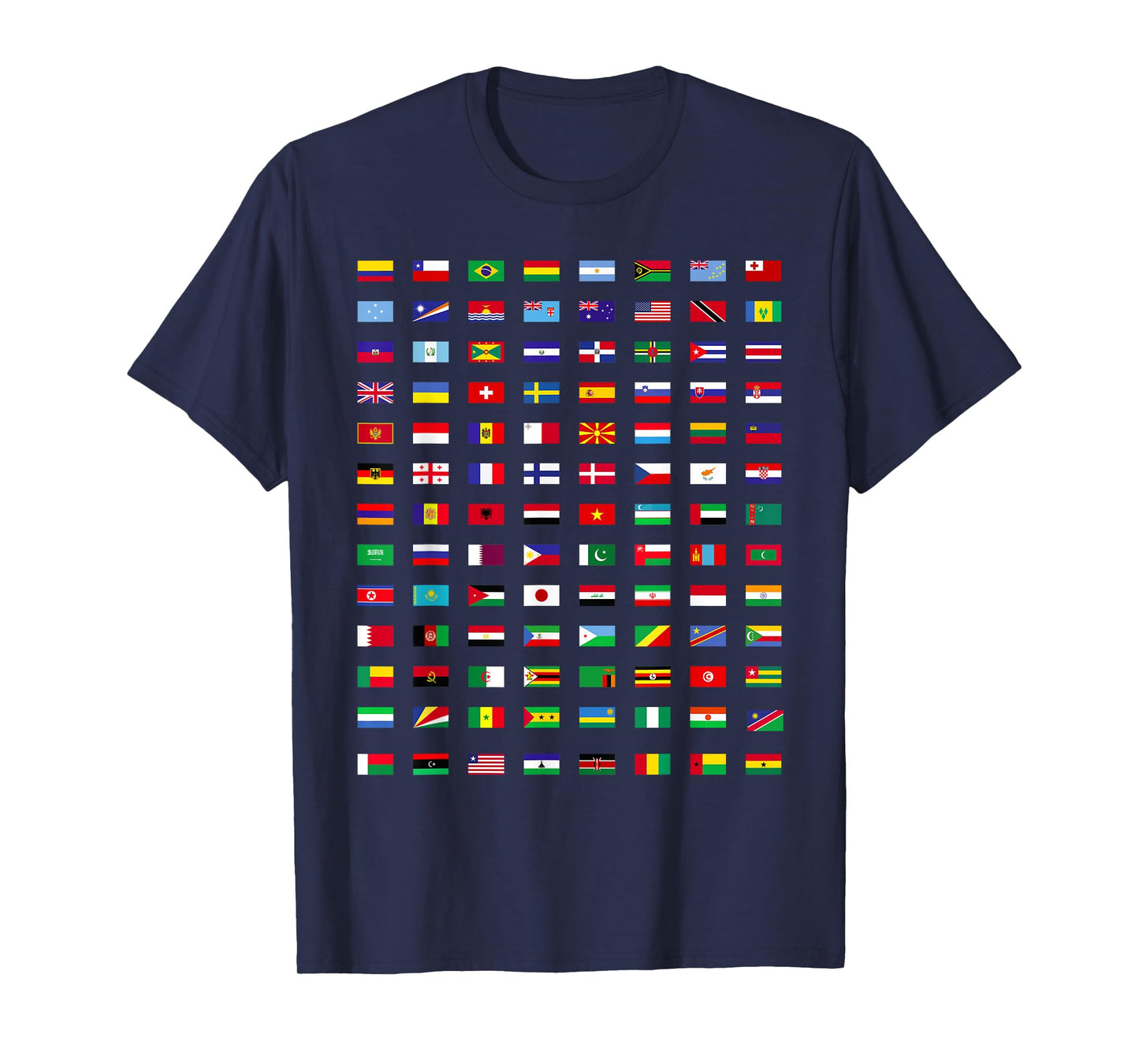 Flags of The World Geography Gifts T-Shirt