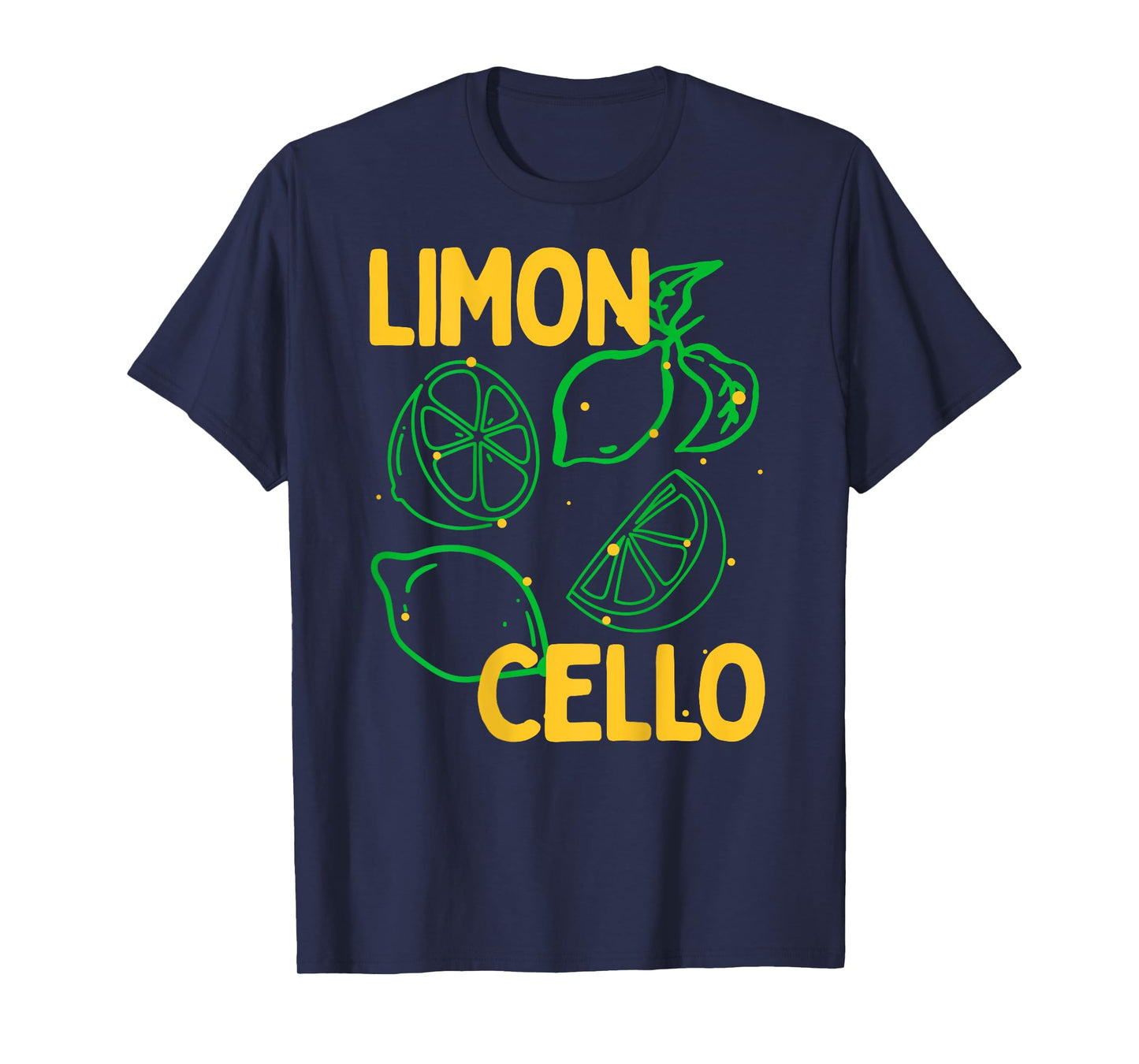Limoncello Lemon Lemon Italy Summer Social Club Back Print T-Shirt