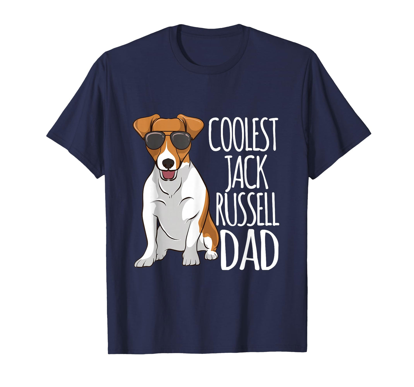 Coolest Jack Russel Dad Jack Russell Terrier Father Dog T-Shirt