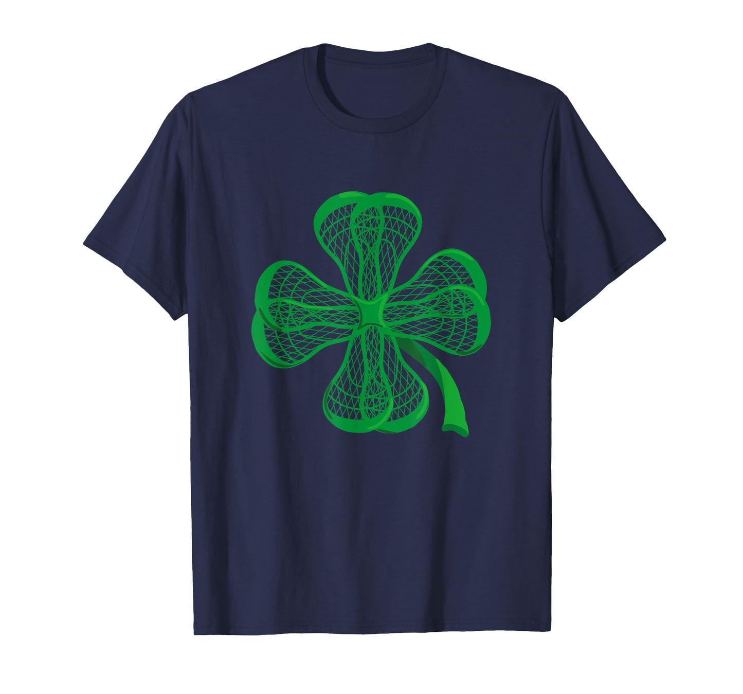Lacrosse Sticks Shamrock clover irish lucky Lax T-Shirt gift T-Shirt