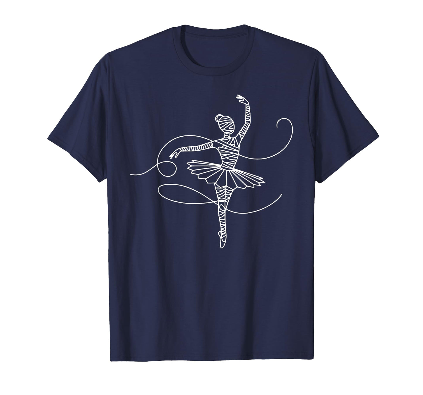 Halloween Ballet Mummy Ballerina Spooky Dance Teacher Women T-Shirt