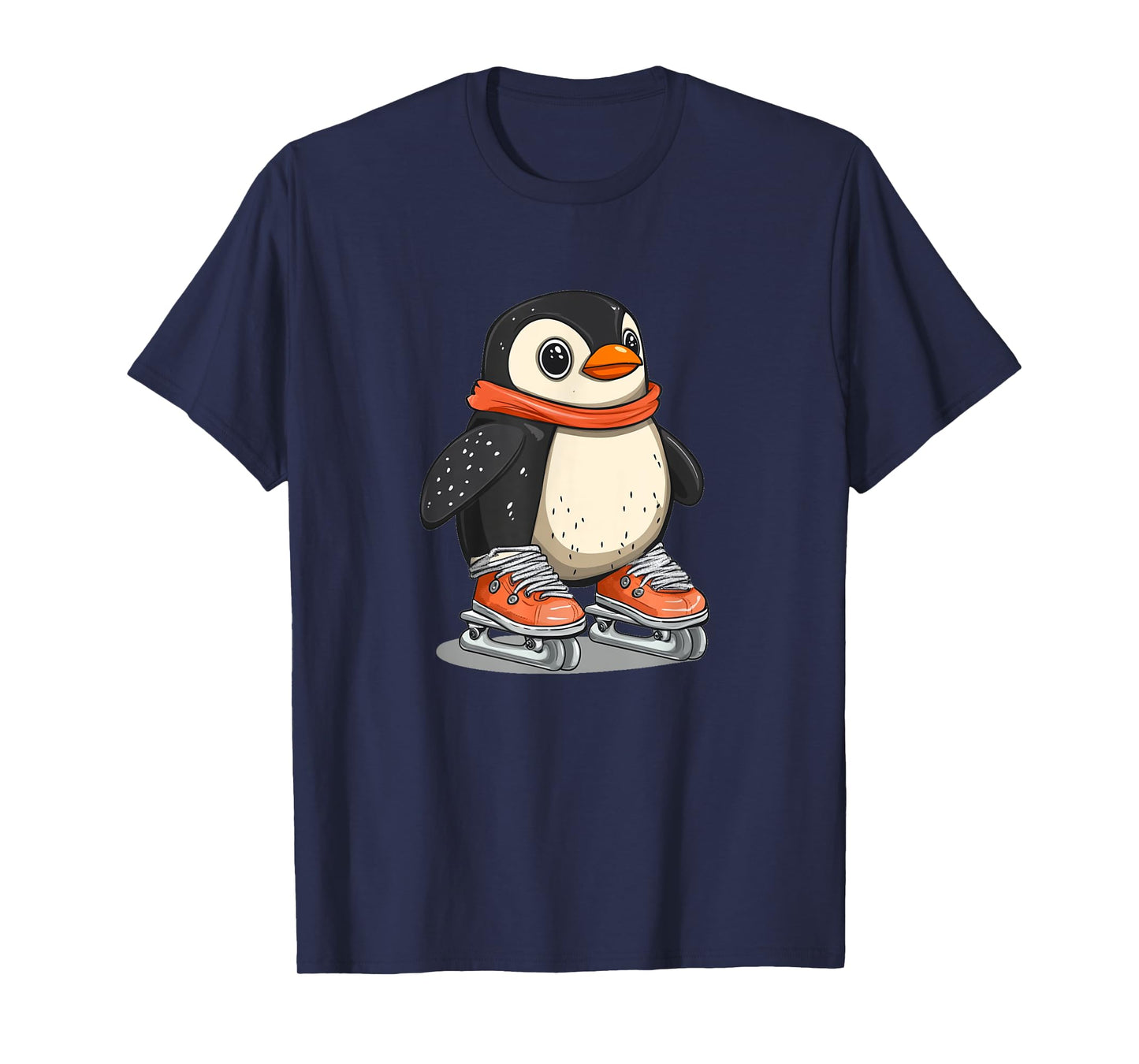 Pretty Penguin Loves Ice Skating for Dancer and Penguins T-Shirt