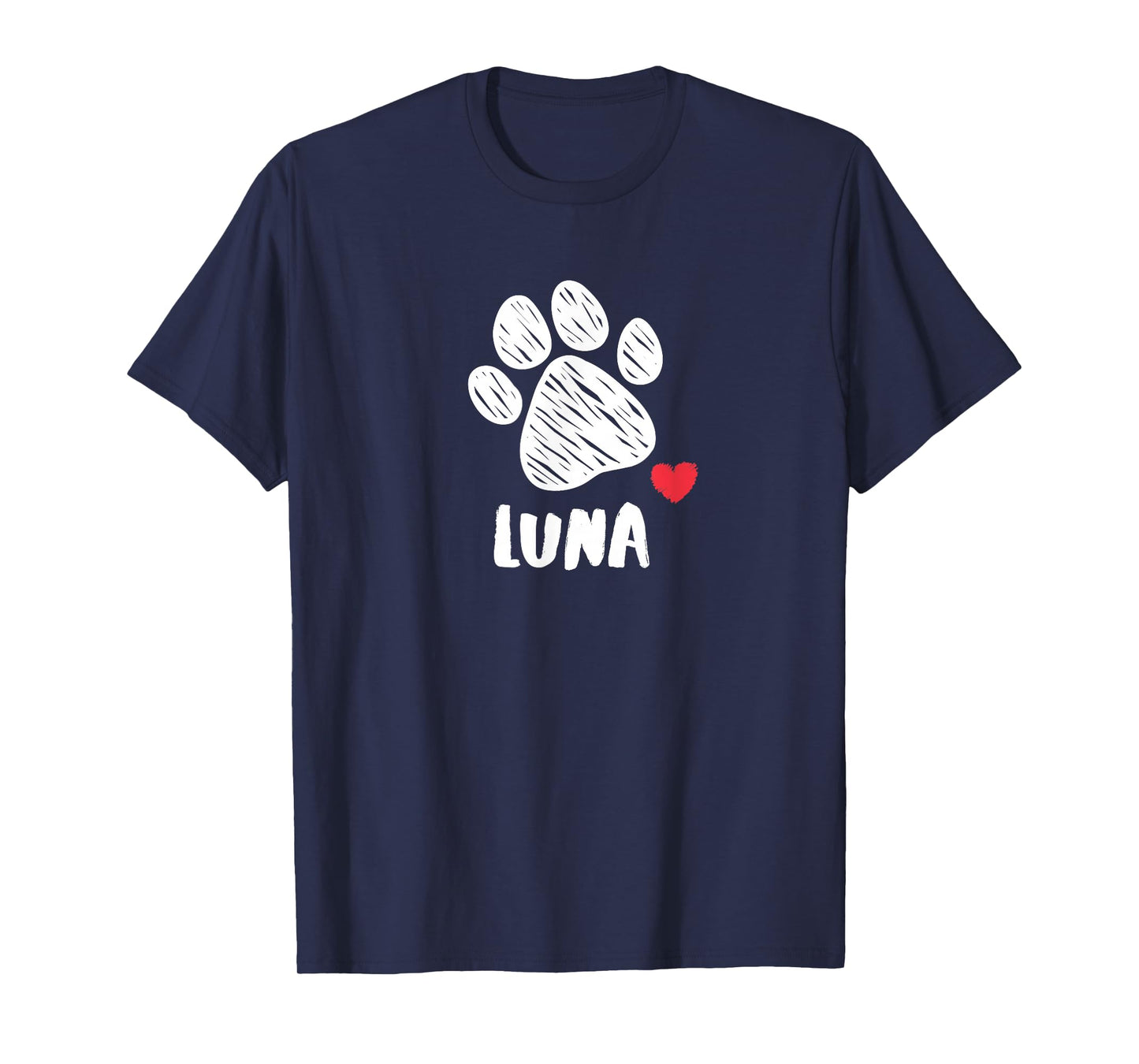 Luna My Dog Luna I love My Dog Luna Puppy Love Dog Lover T-Shirt