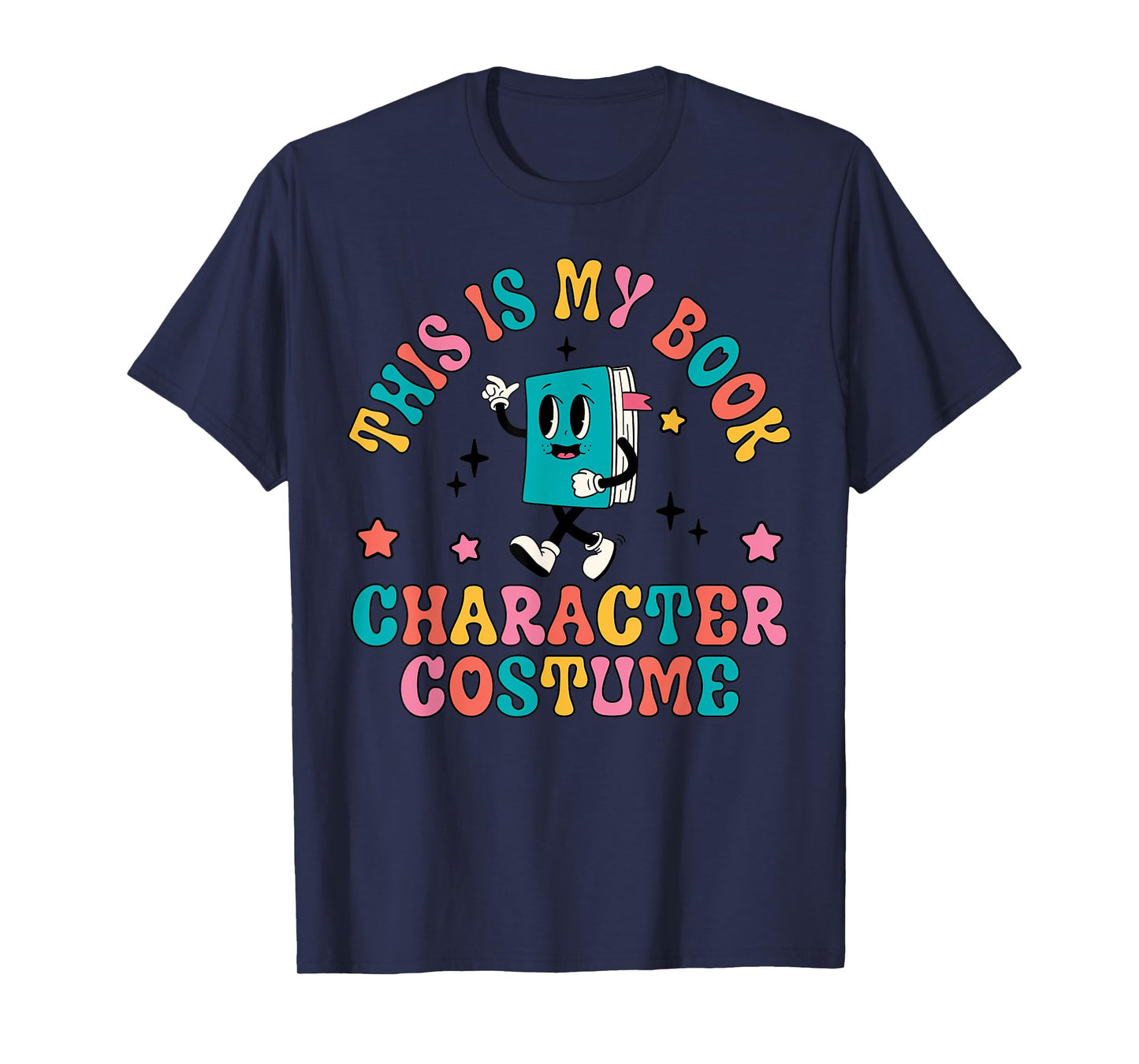 This Is My Book Character Costume Funny Book Halloween T-Shirt