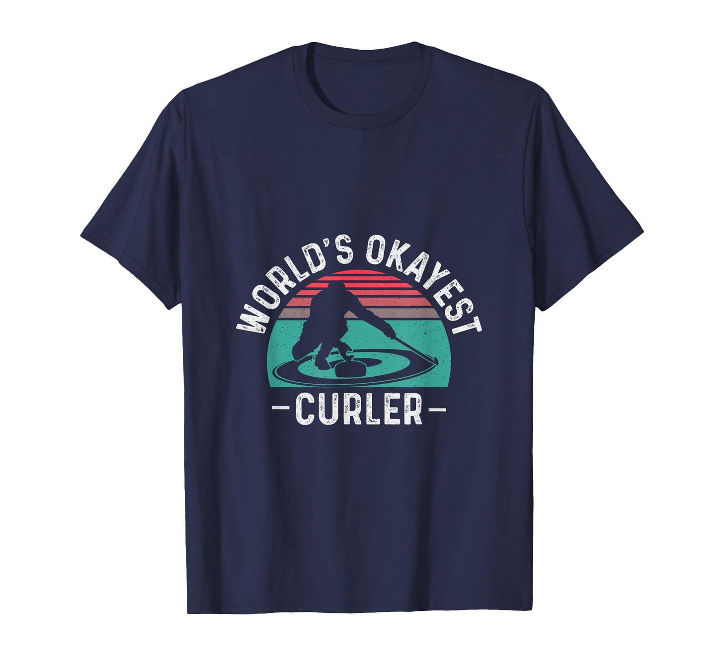 Funny Curling Sport Player Lover Men Women Curling T-Shirt