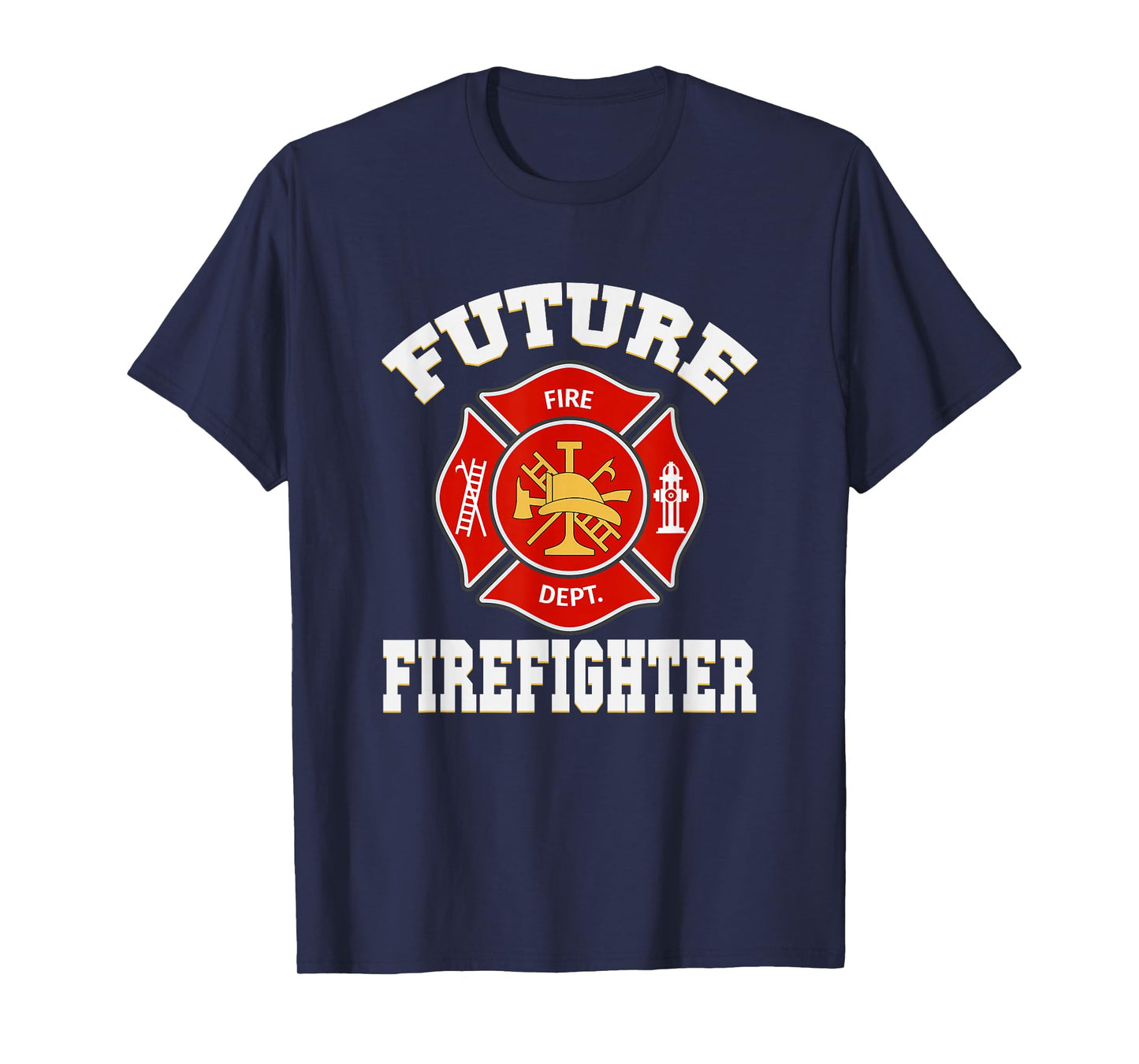 Firefighter Quotes Future Firefighter T-Shirt - Men's Black Short Sleeve Classic Fit T-Shirt - Small
