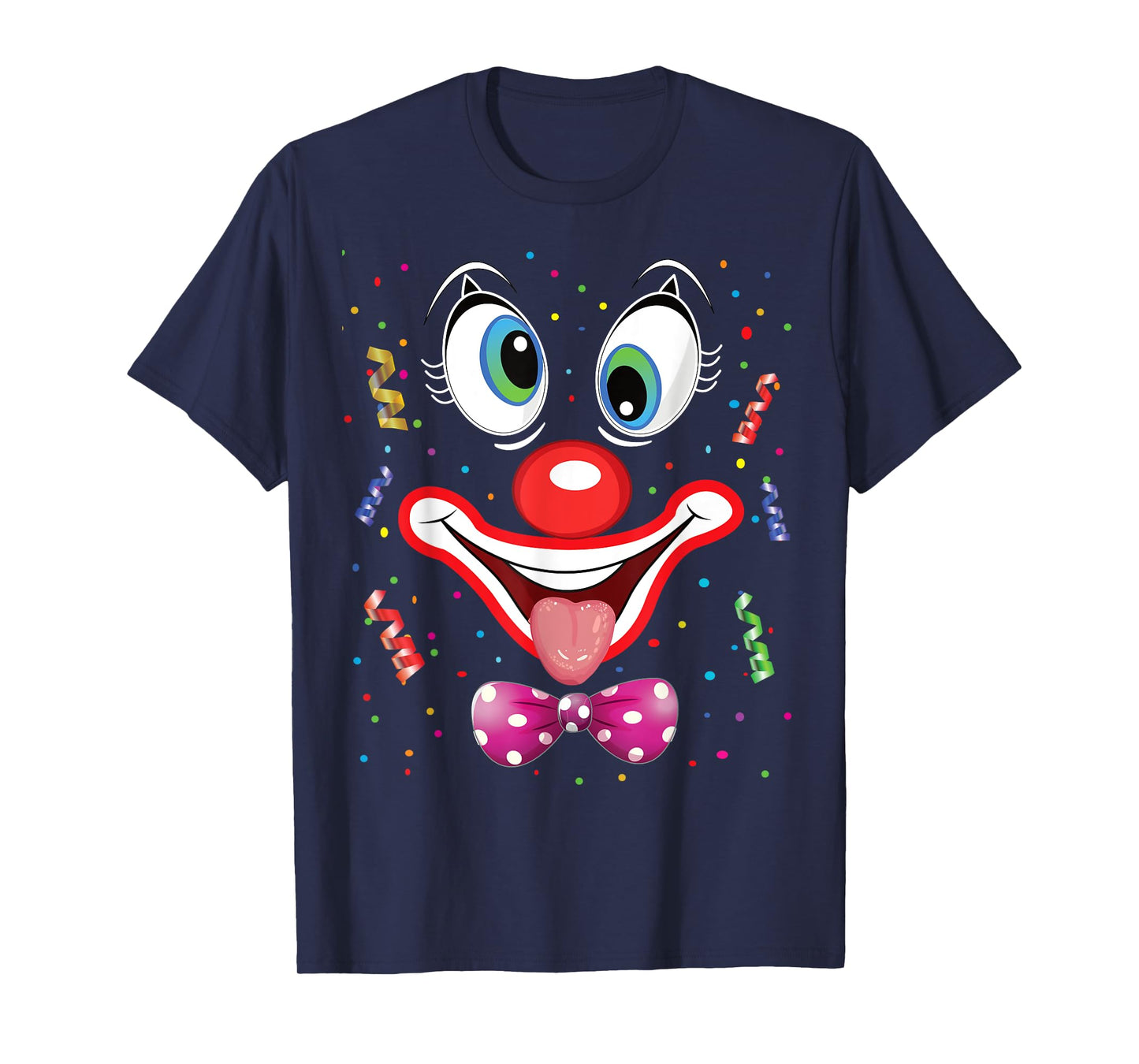 Carnival Clown Face Circus Costume Kids Men Women Carnivals T-Shirt
