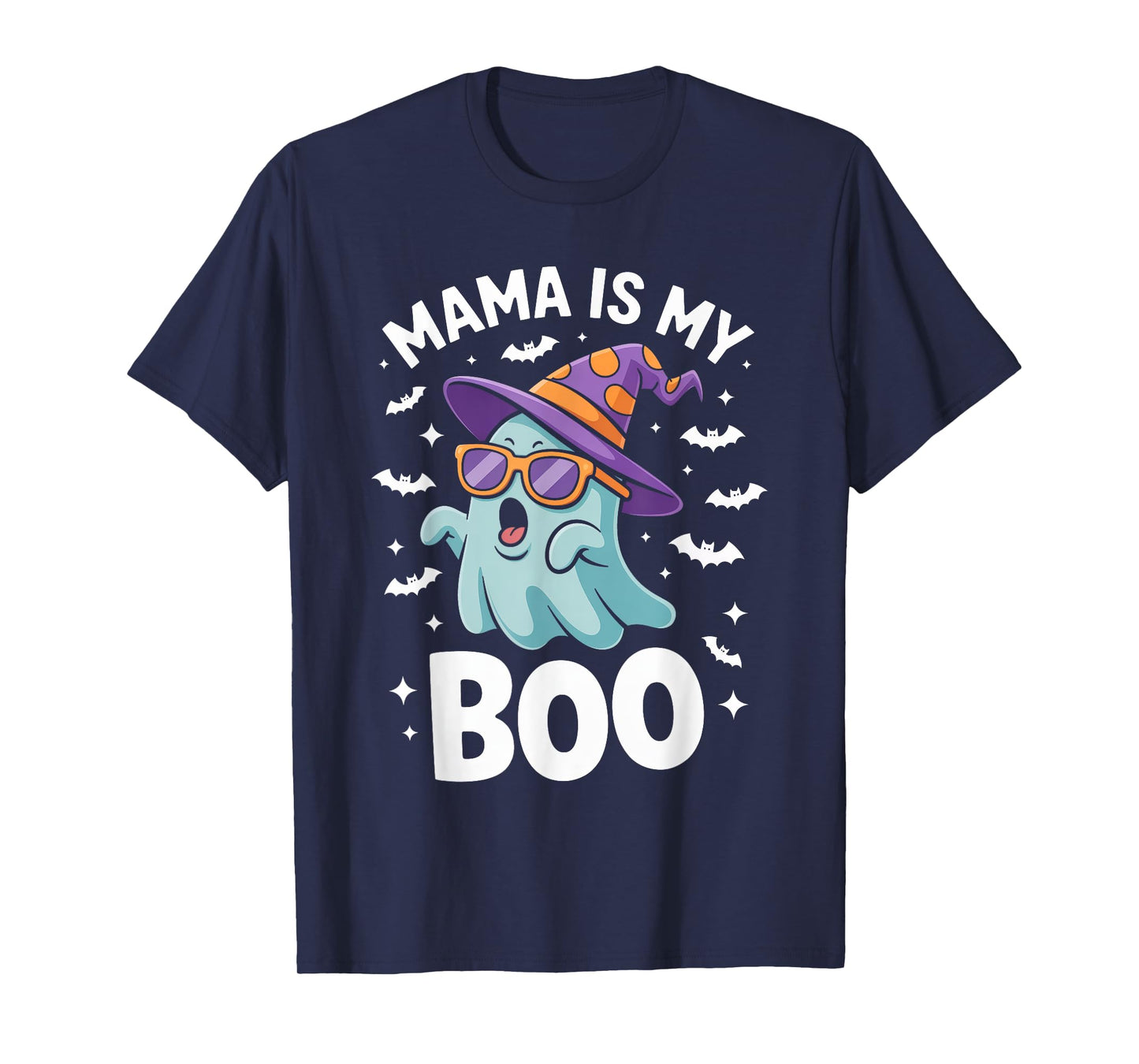 Groovy Mama Is My Boo Halloween Toddler Boys Girls Kids T-Shirt