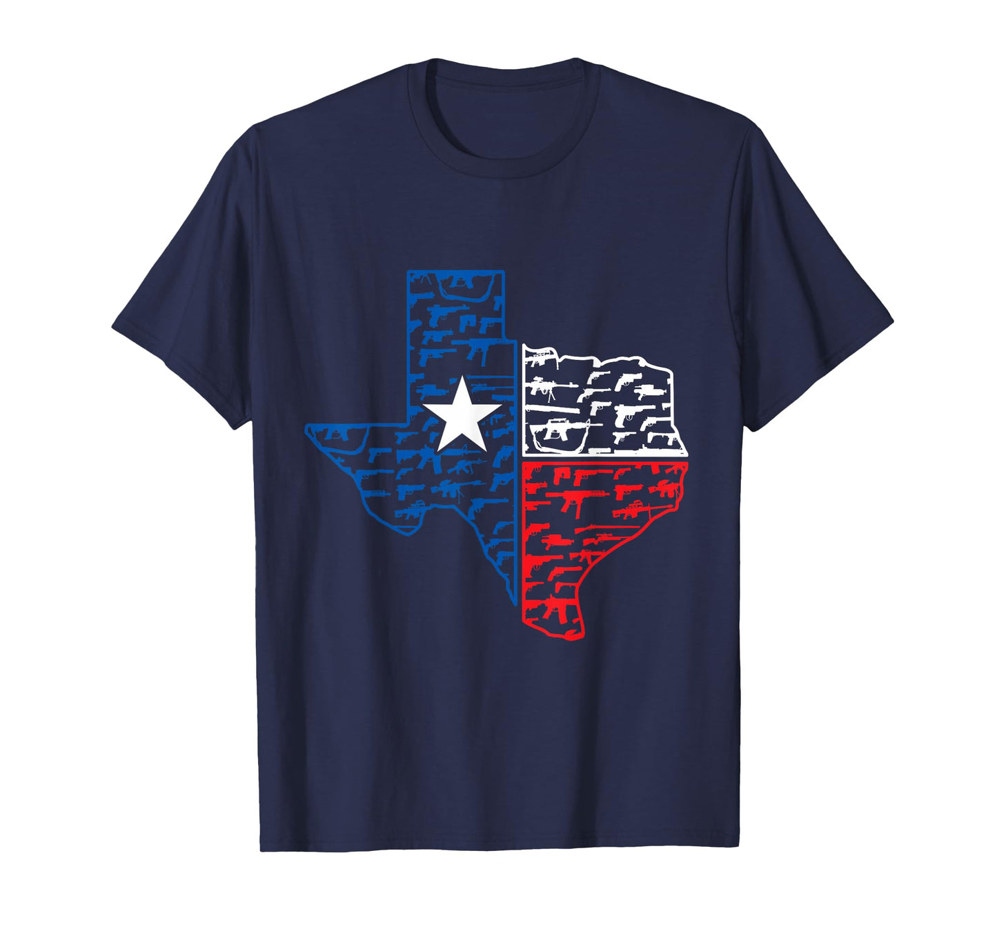 Weapons America Texan Flag Gift Texas T-Shirt