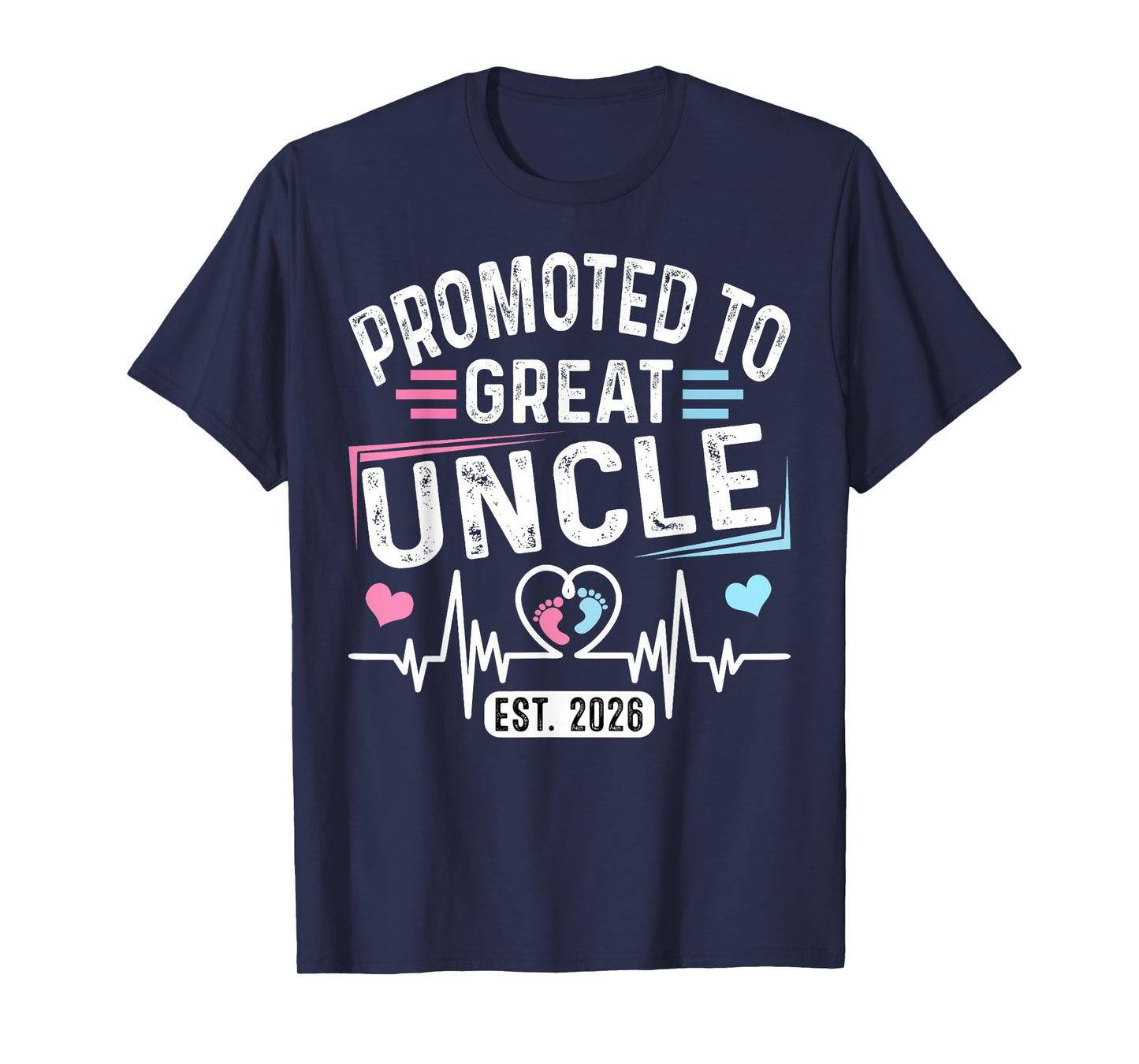 Promoted to Great Uncle Est. 2026 Vintage Uncle T-Shirt