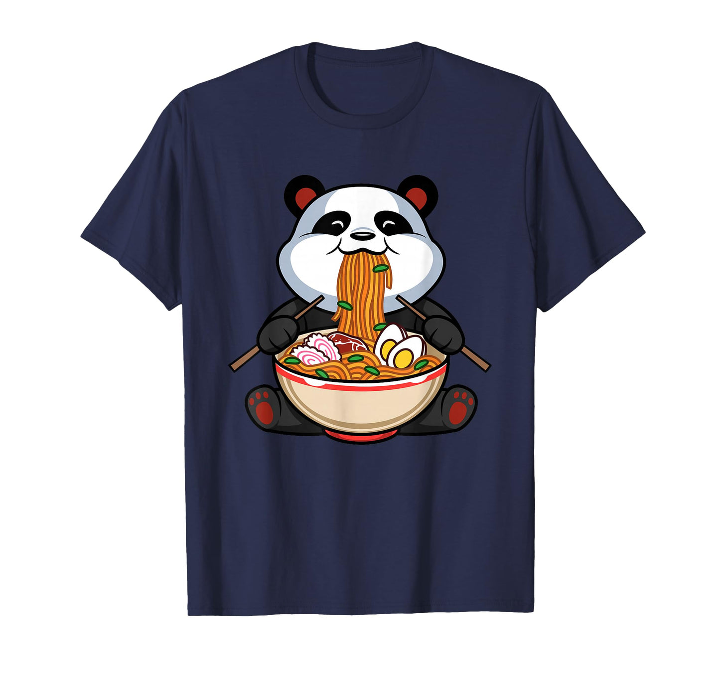 Funny Cute Kawaii Panda Ramen Noodles Japanese Anime Gift T-Shirt