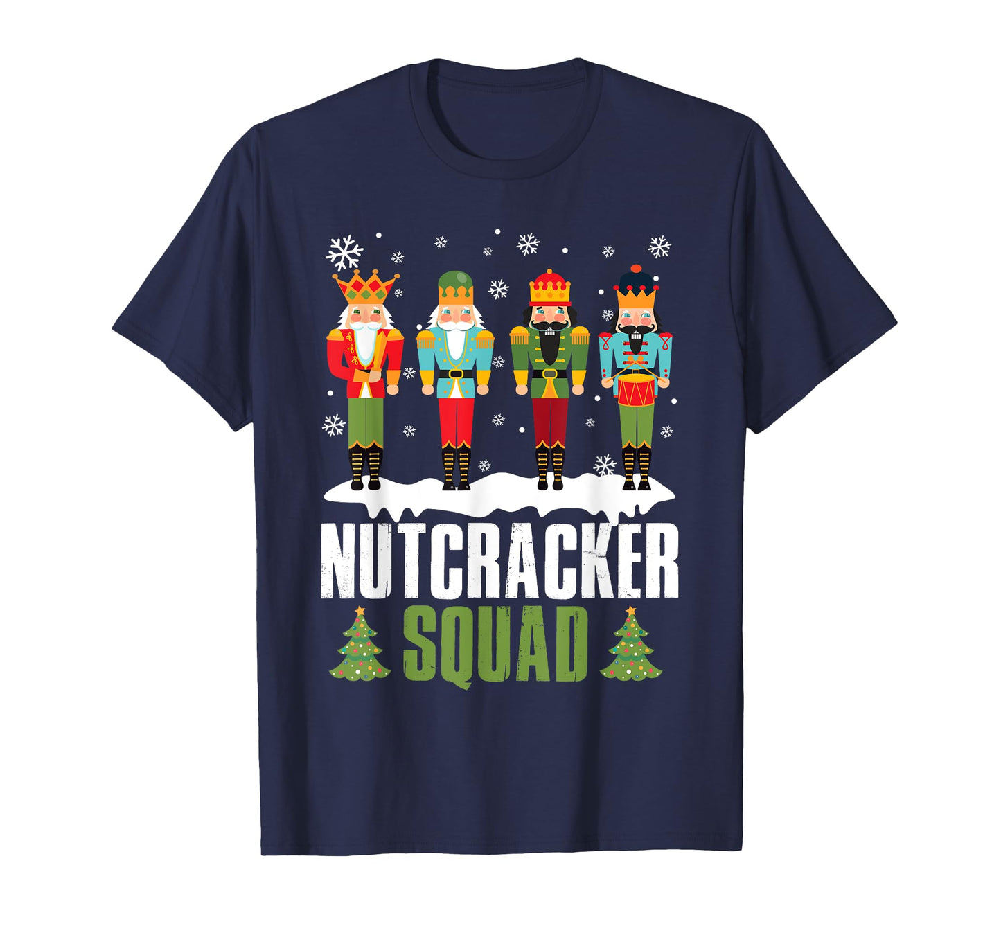 Nutcracker Squad Christmas Pajama Family Holiday Funny Xmas T-Shirt