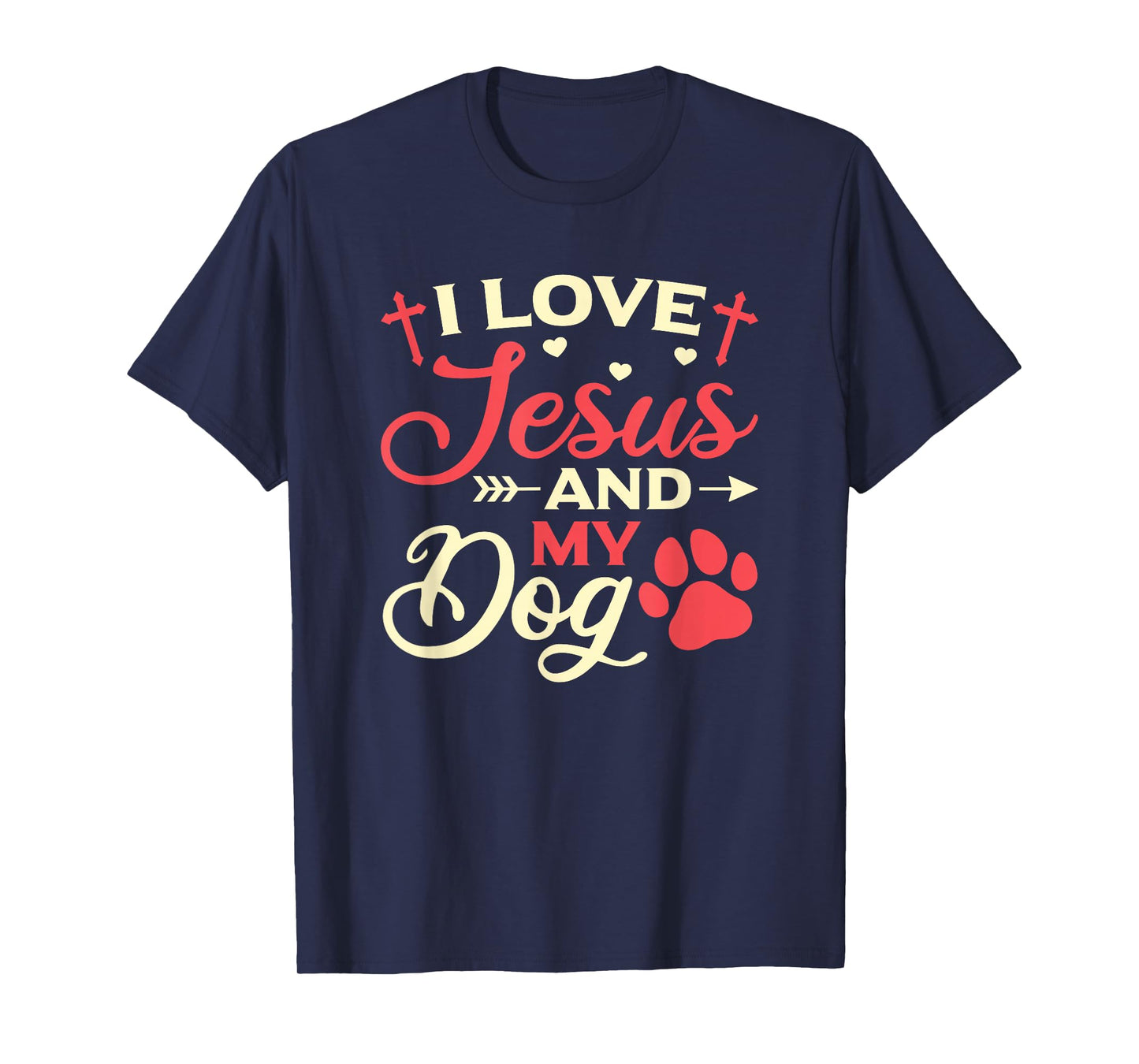 I Love Jesus And My Dog Religious Dog Owner T-Shirt