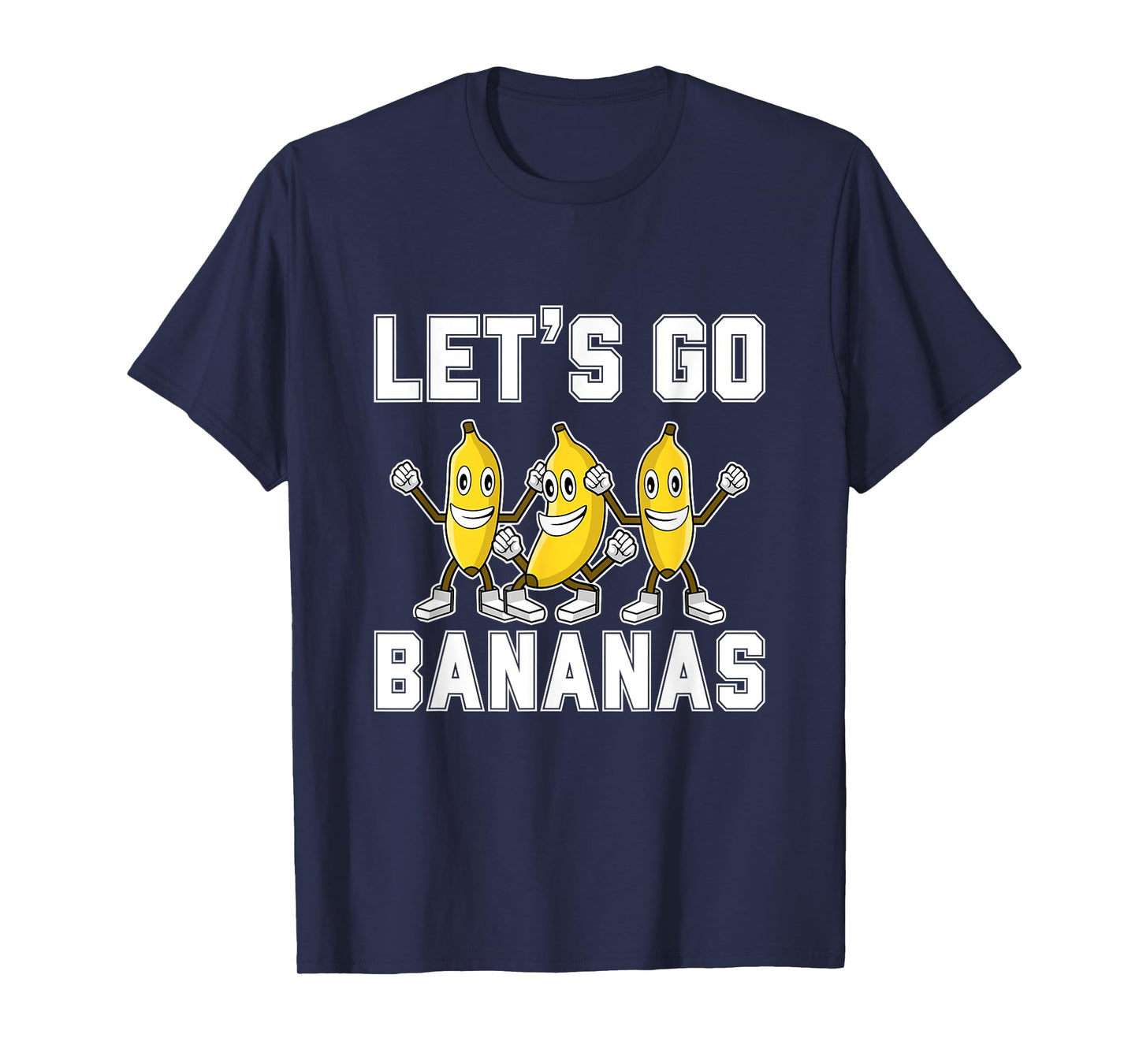 Let's Go Bananas Vintage Retro Costume Funny Bananas T-Shirt