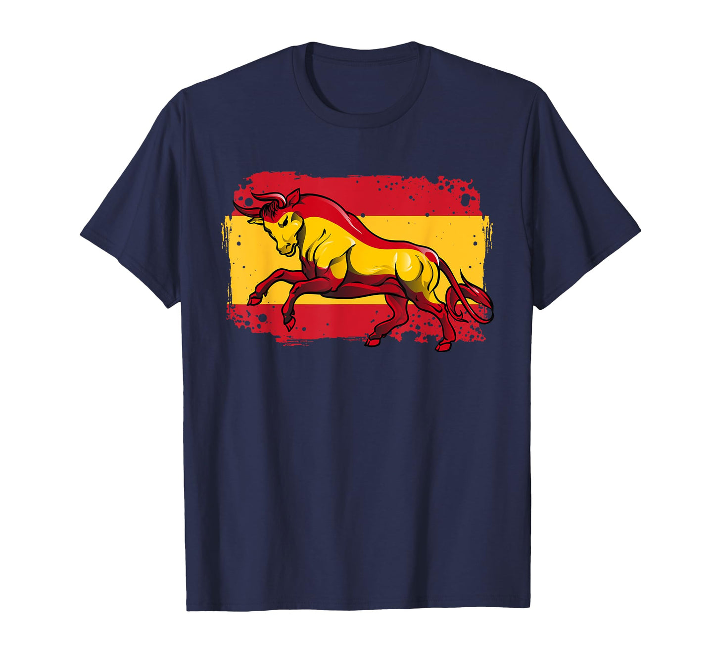 Spanish Bull | Proud Spaniard Tee | Spain Flag Toro Español T-Shirt