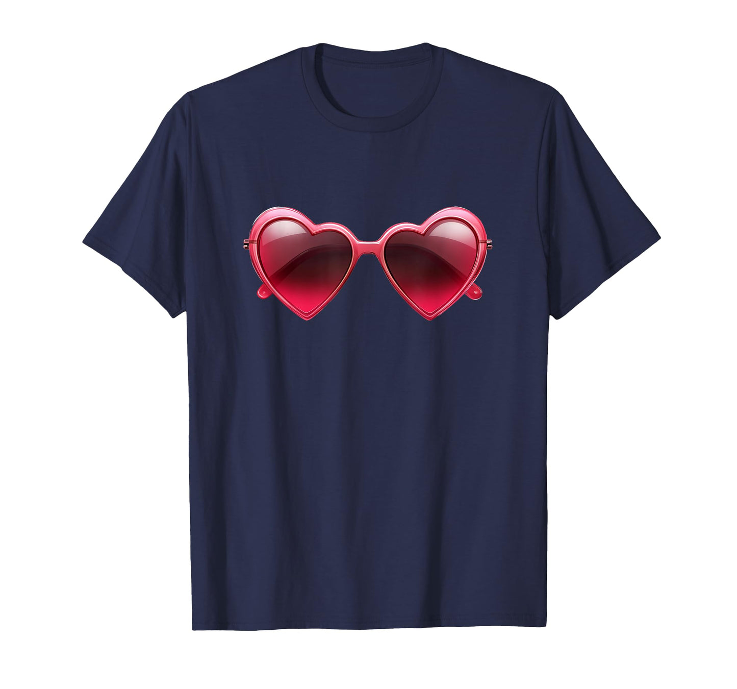 Funny Sunglasses Outfit with Heart Shaped Glasses T-Shirt