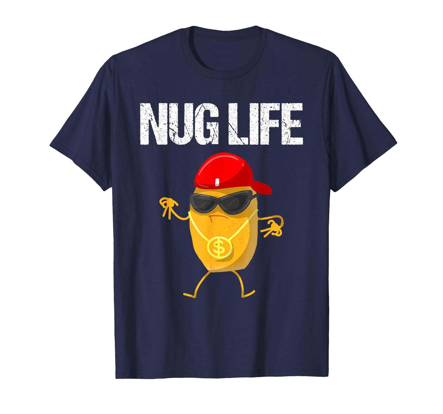 Cool Chicken Nugget Art For Boys Kids Chicken Nugget Lover T-Shirt