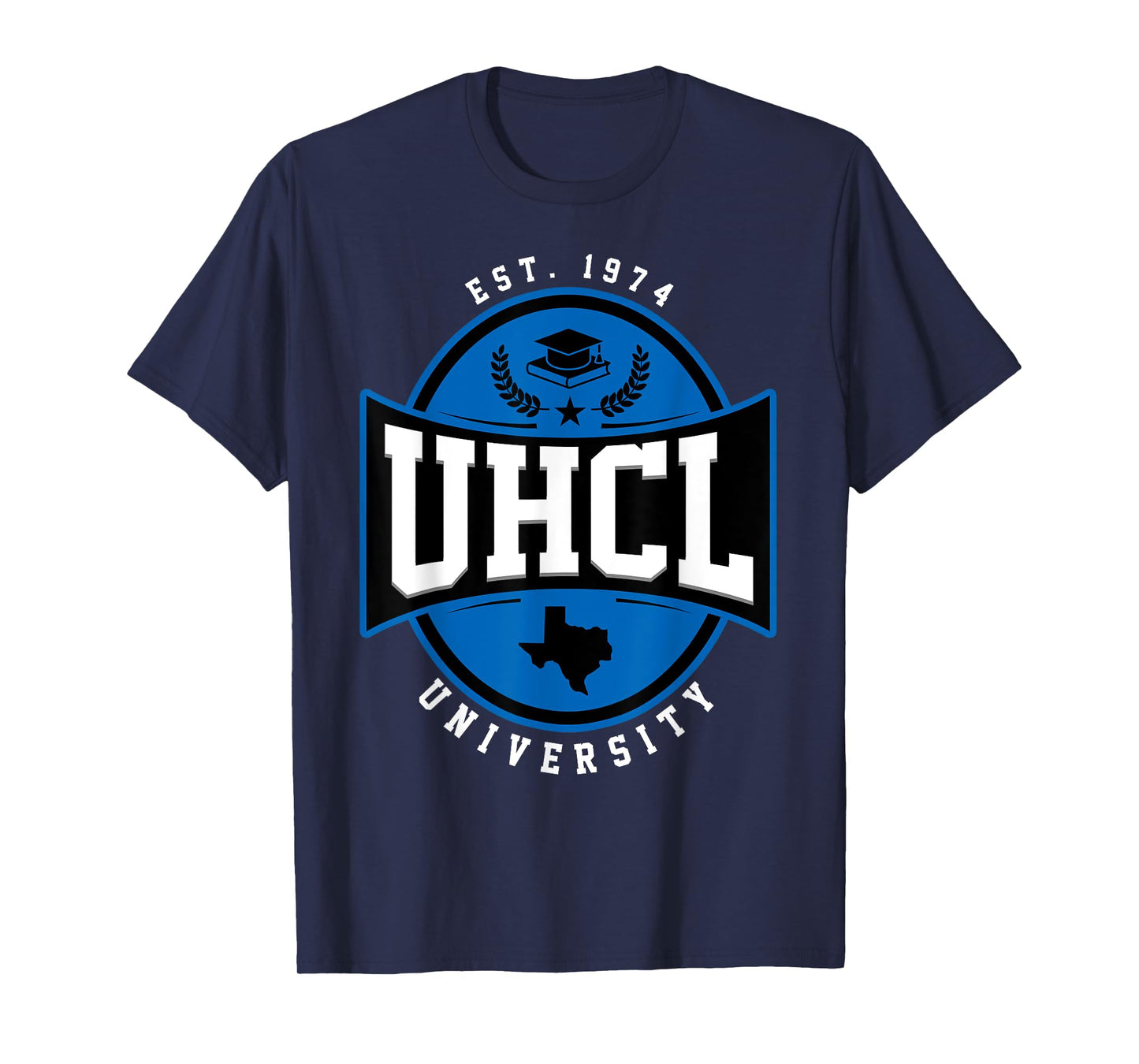 UHCL University Arch Vintage Design Retro Men Women T-Shirt