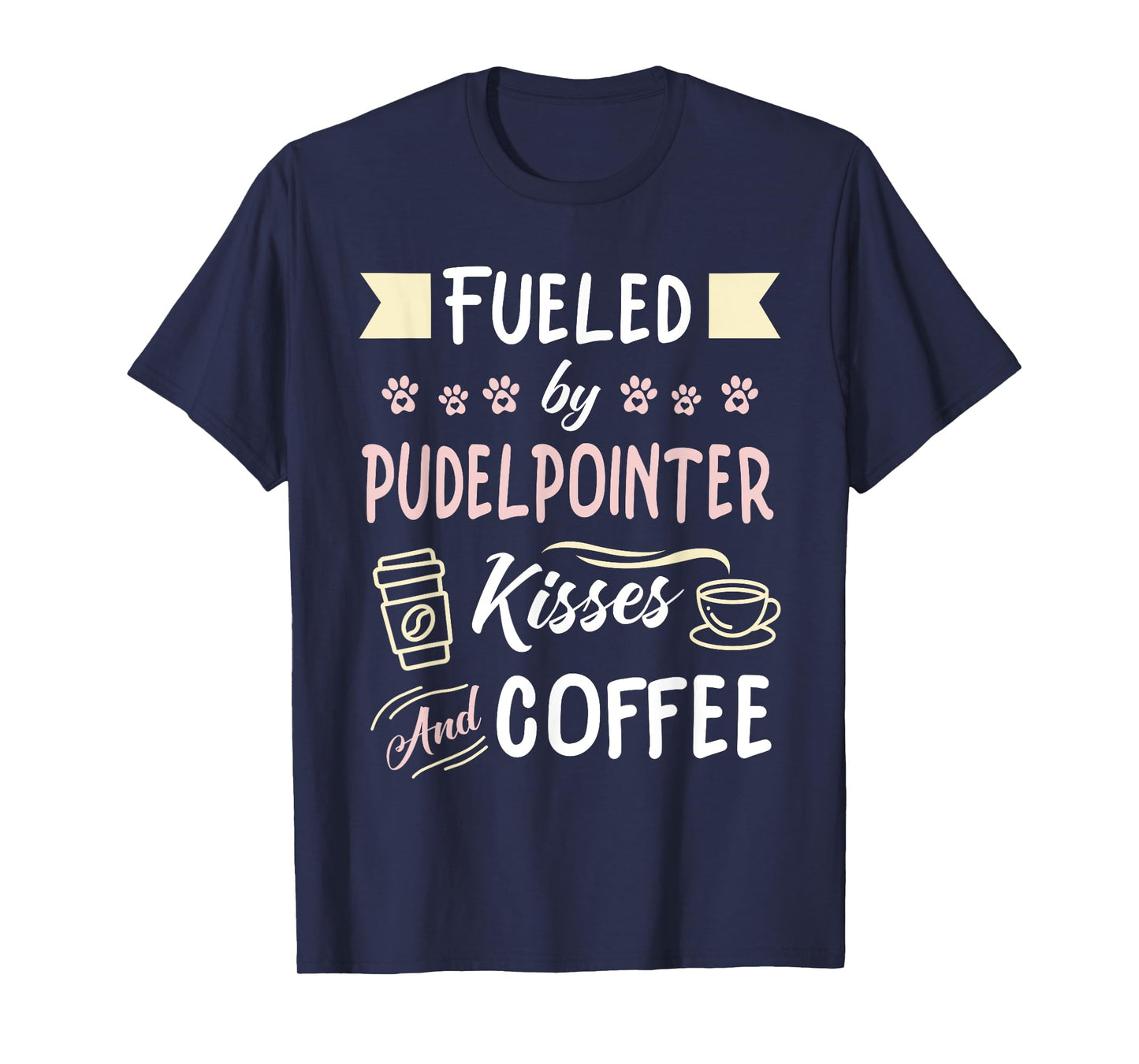 Hunting Dog Pudelpointer Mom Coffee Lover T-Shirt