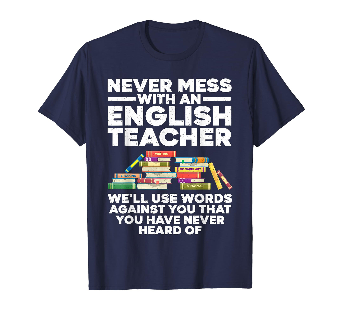 Funny English Teacher Art For Men Women Reading ELA Teachers T-Shirt