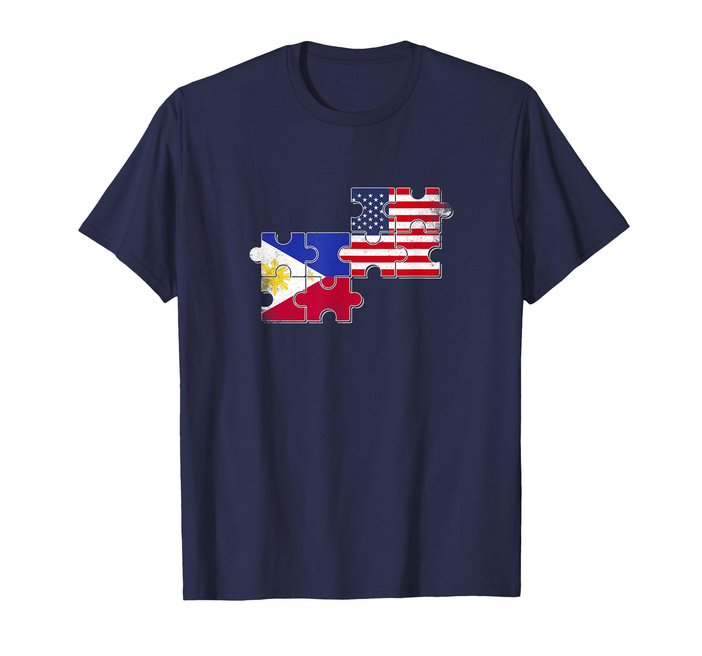 Philippines USA Flag American Filipino T-Shirt for Women Kids Men