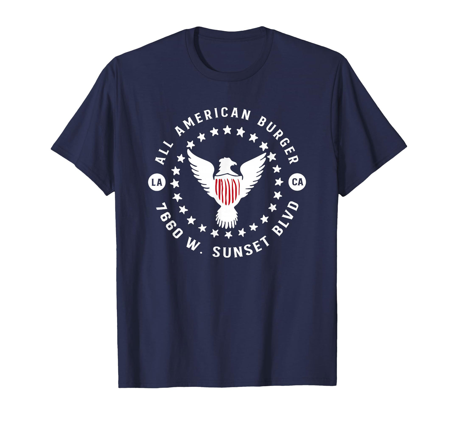 All American Burger Los Angeles, CA Vintage Restaurant T-Shirt