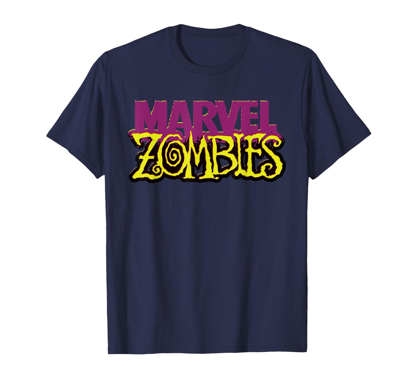 Marvel Zombies Official Color Logo Halloween T-Shirt