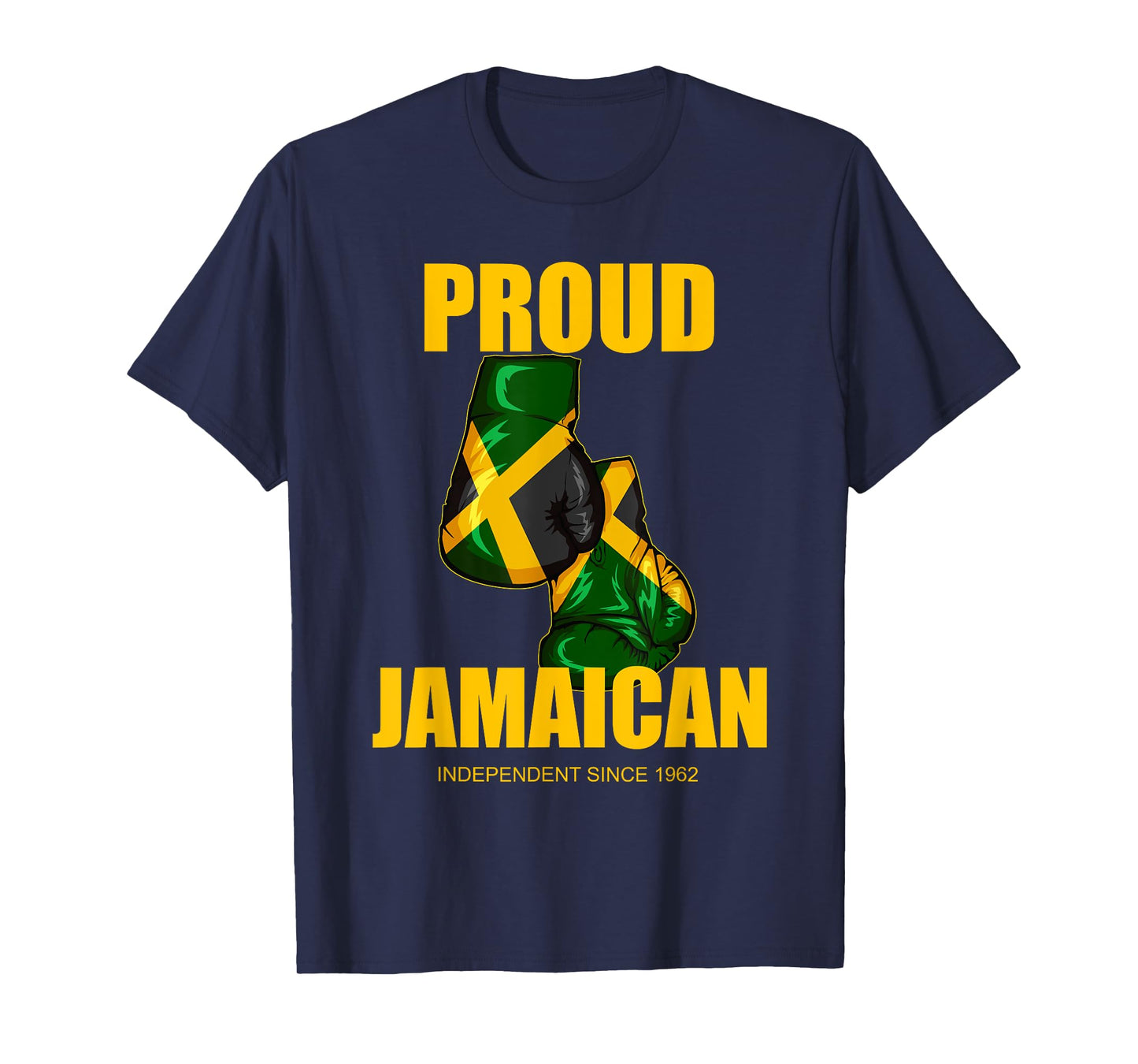 Jamaica independence day Proud Jamaican Boxing Gloves T-Shirt