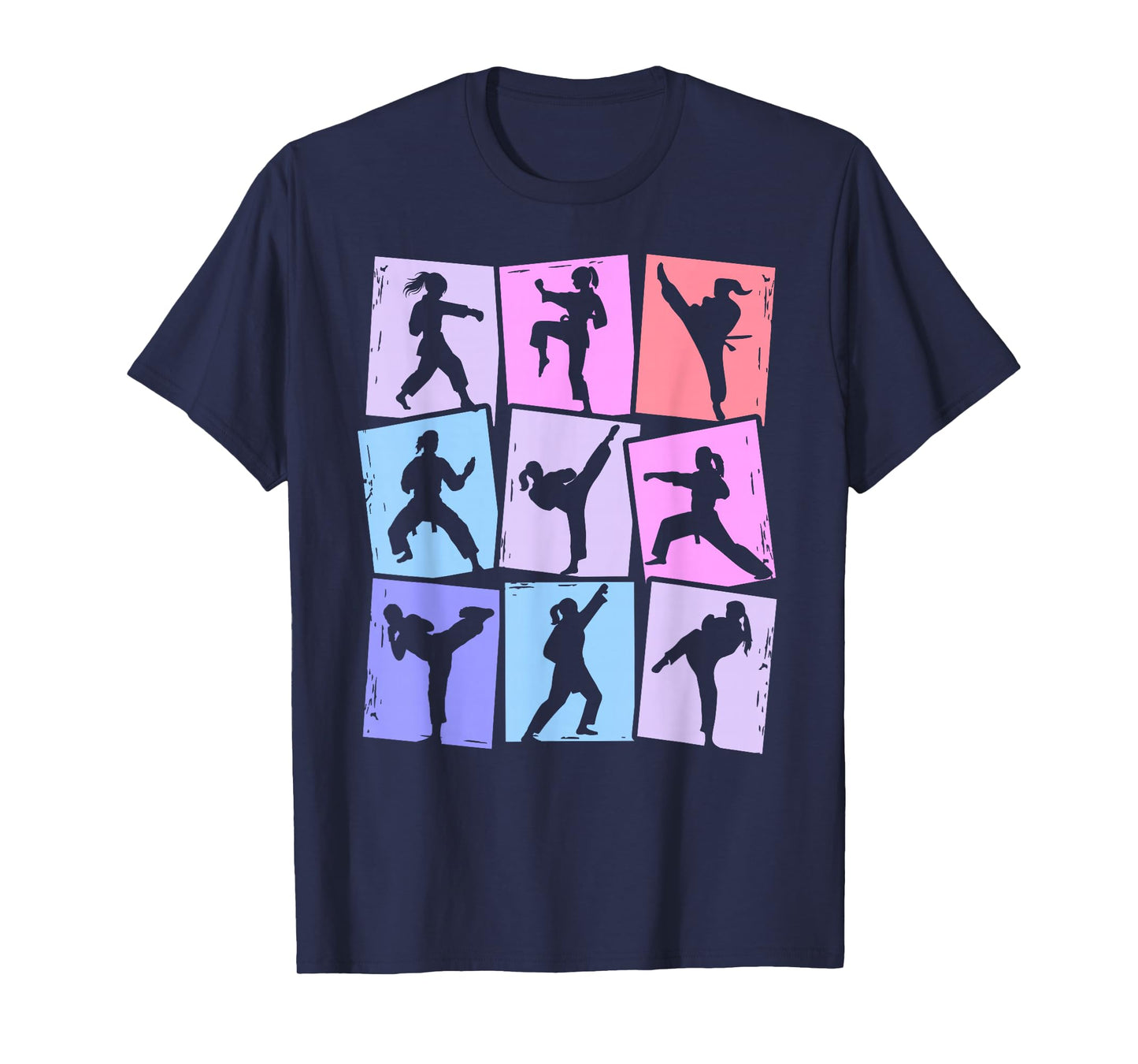 Taekwondo Karate Martial Arts Kids Women Girls T-Shirt