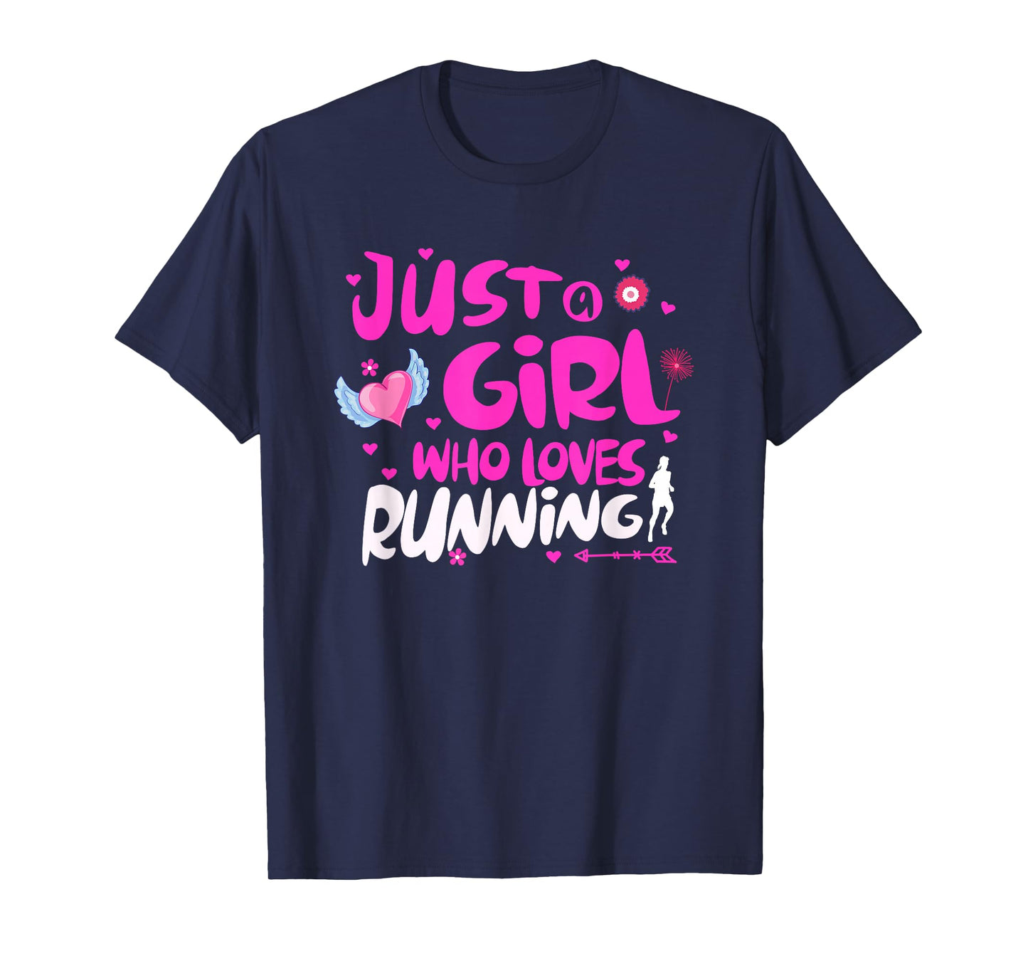 Just a Girl Who Loves Running T-Shirt