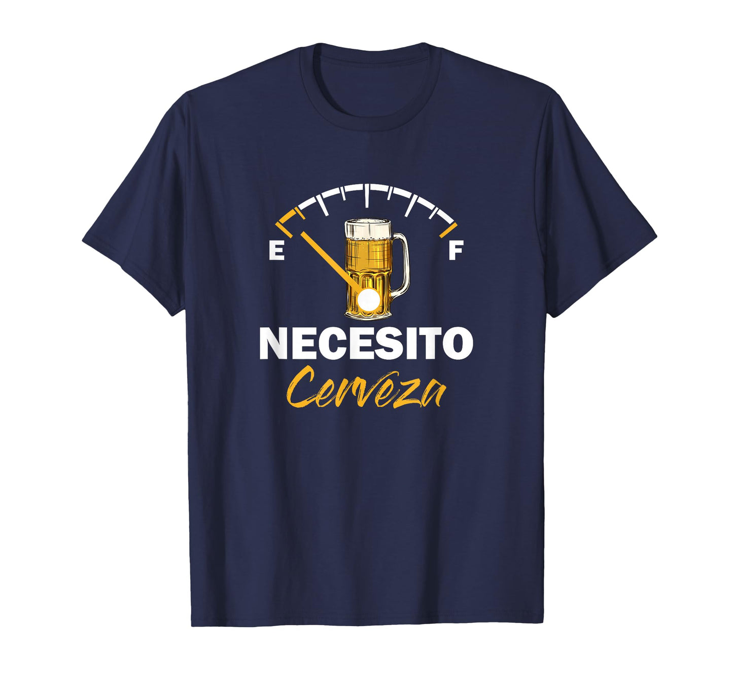 Mexican Beer Necesito Cerveza Cool & Funny Sayings T-Shirt