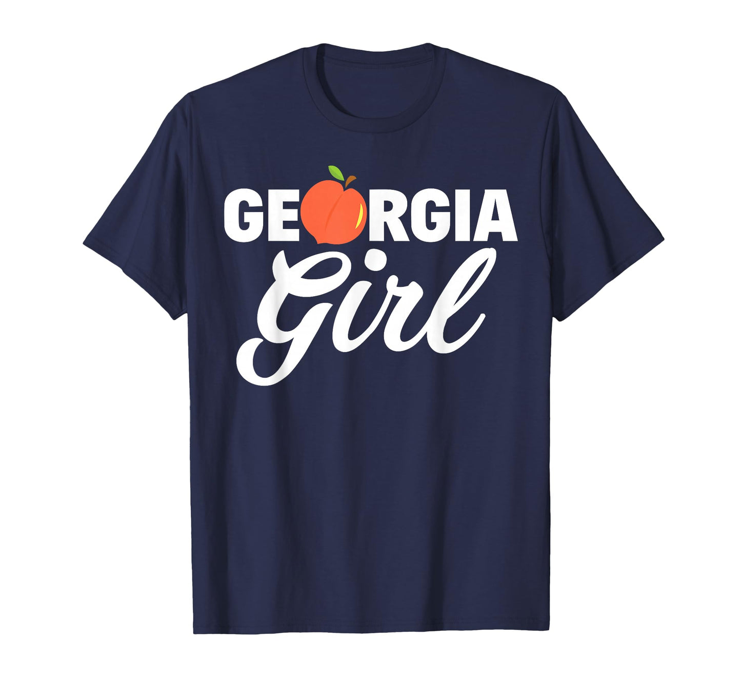 Georgia Peach Girl Funny Vintage T-Shirt