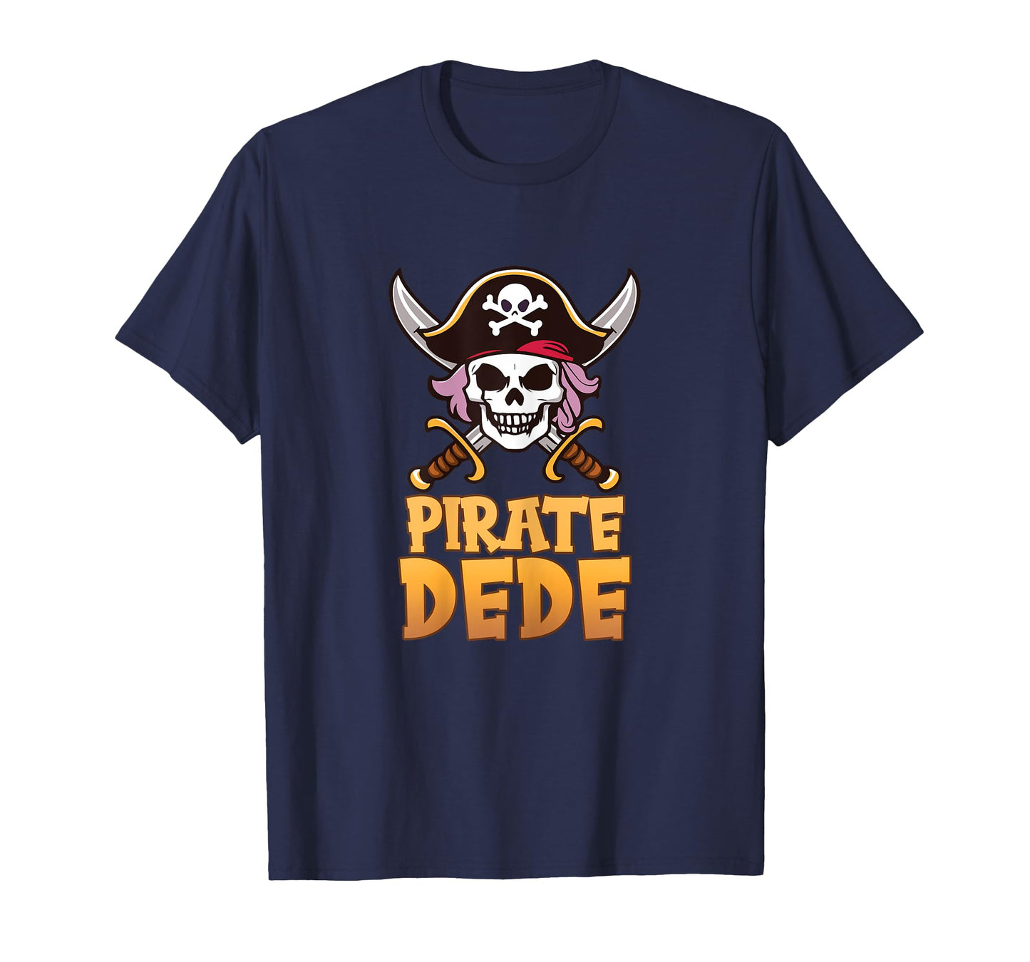 Pirate Dede Funny Captain Matching Grandma Halloween Costume T-Shirt