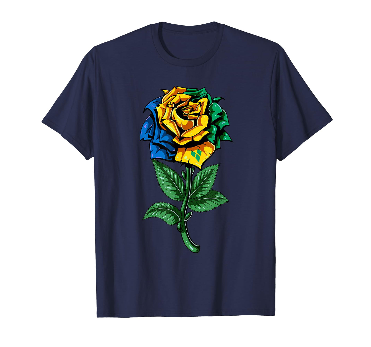 St Vincent Flag Vincentian T-Shirt